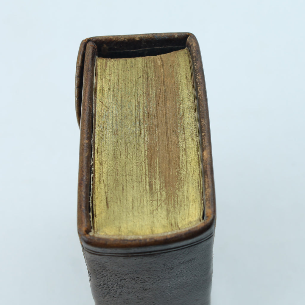 Nieuw Testament (Statenvertaling) - Zakbijbeltje met Sluiting - Haarlem 1885