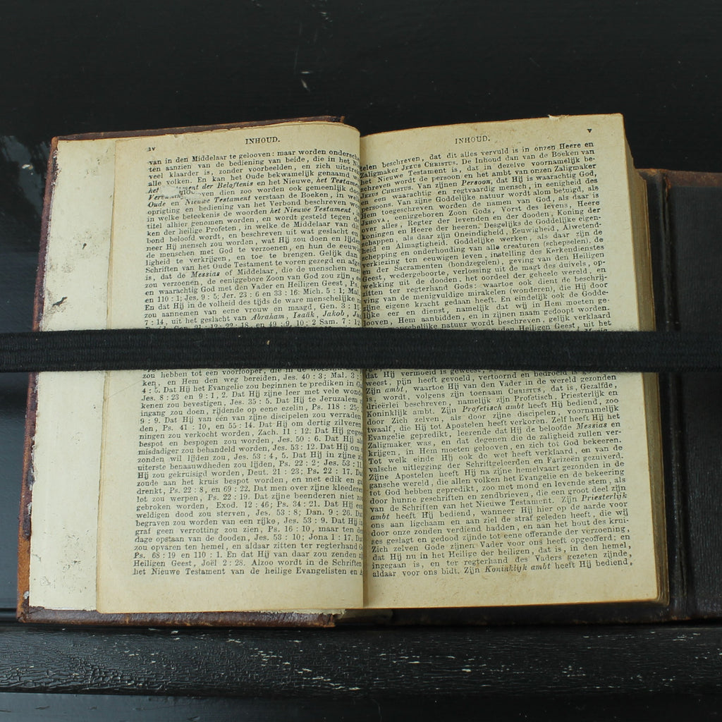 Nieuw Testament (Statenvertaling) - Zakbijbeltje met Sluiting - Haarlem 1885