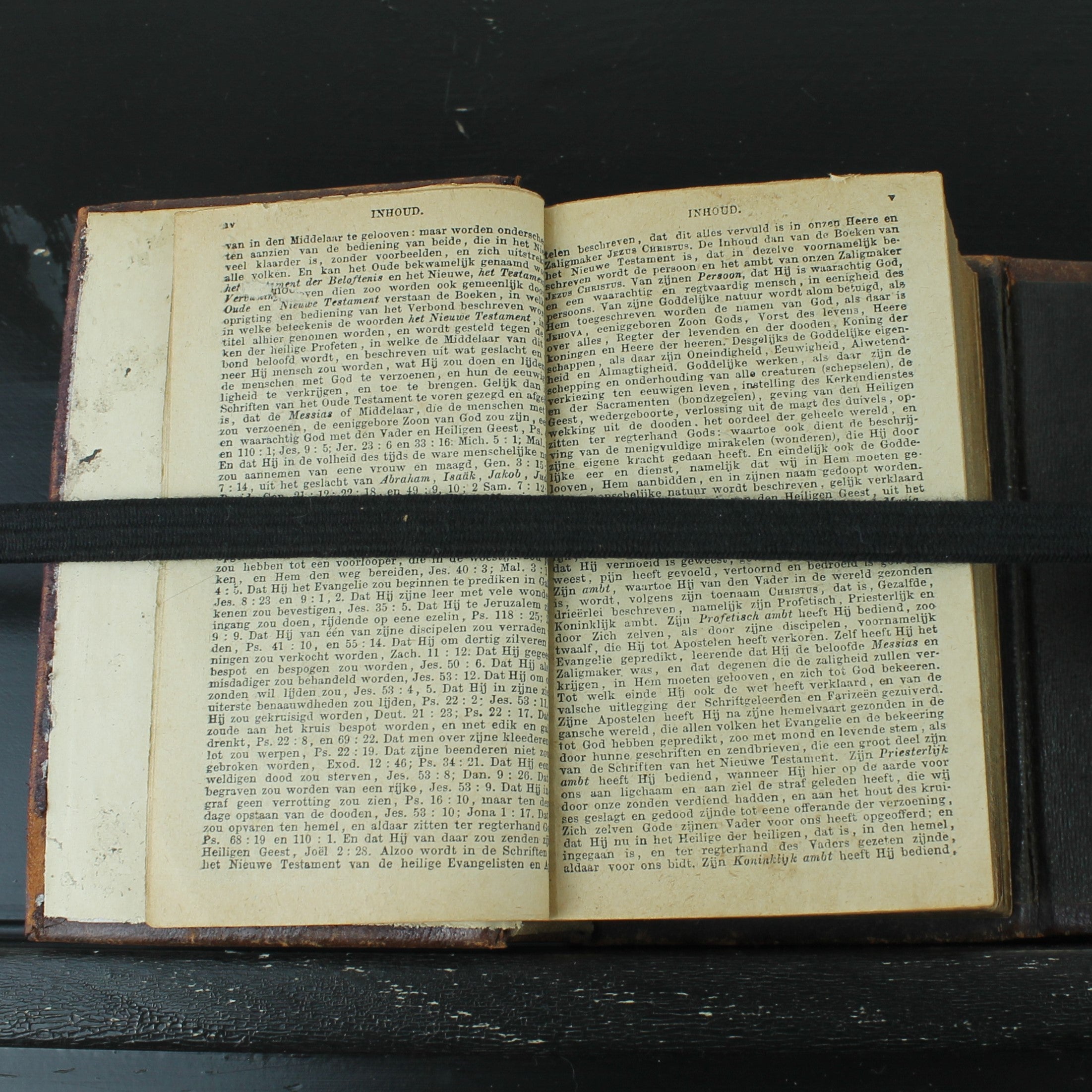 Nieuw Testament (Statenvertaling) - Zakbijbeltje met Sluiting - Haarlem 1885