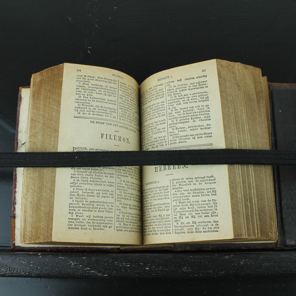 Nieuw Testament (Statenvertaling) - Zakbijbeltje met Sluiting - Haarlem 1885