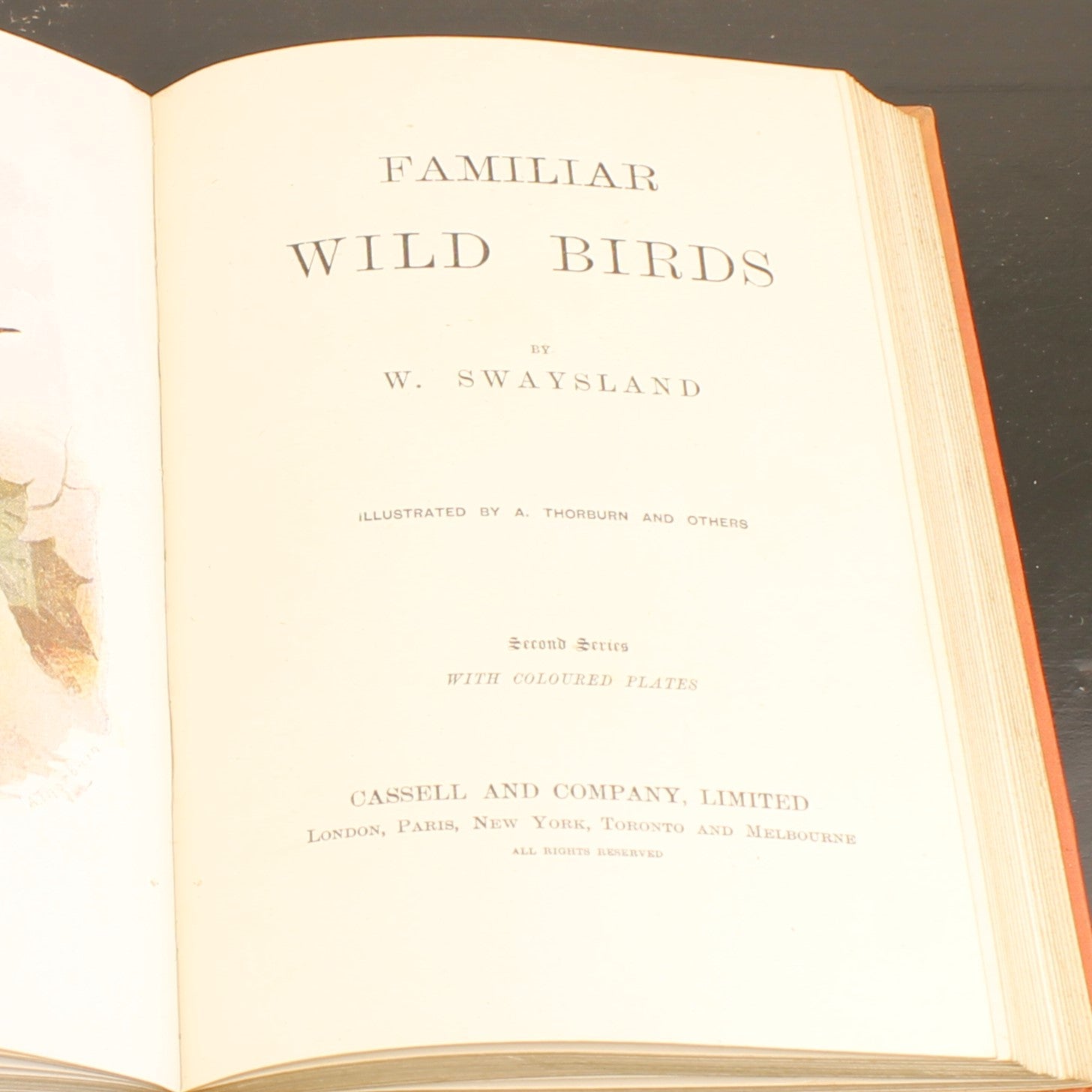 Familiar Wild Birds - W. Swaysland - Illustraties van Archibald Thorburn - Complete set [ca. 1880]