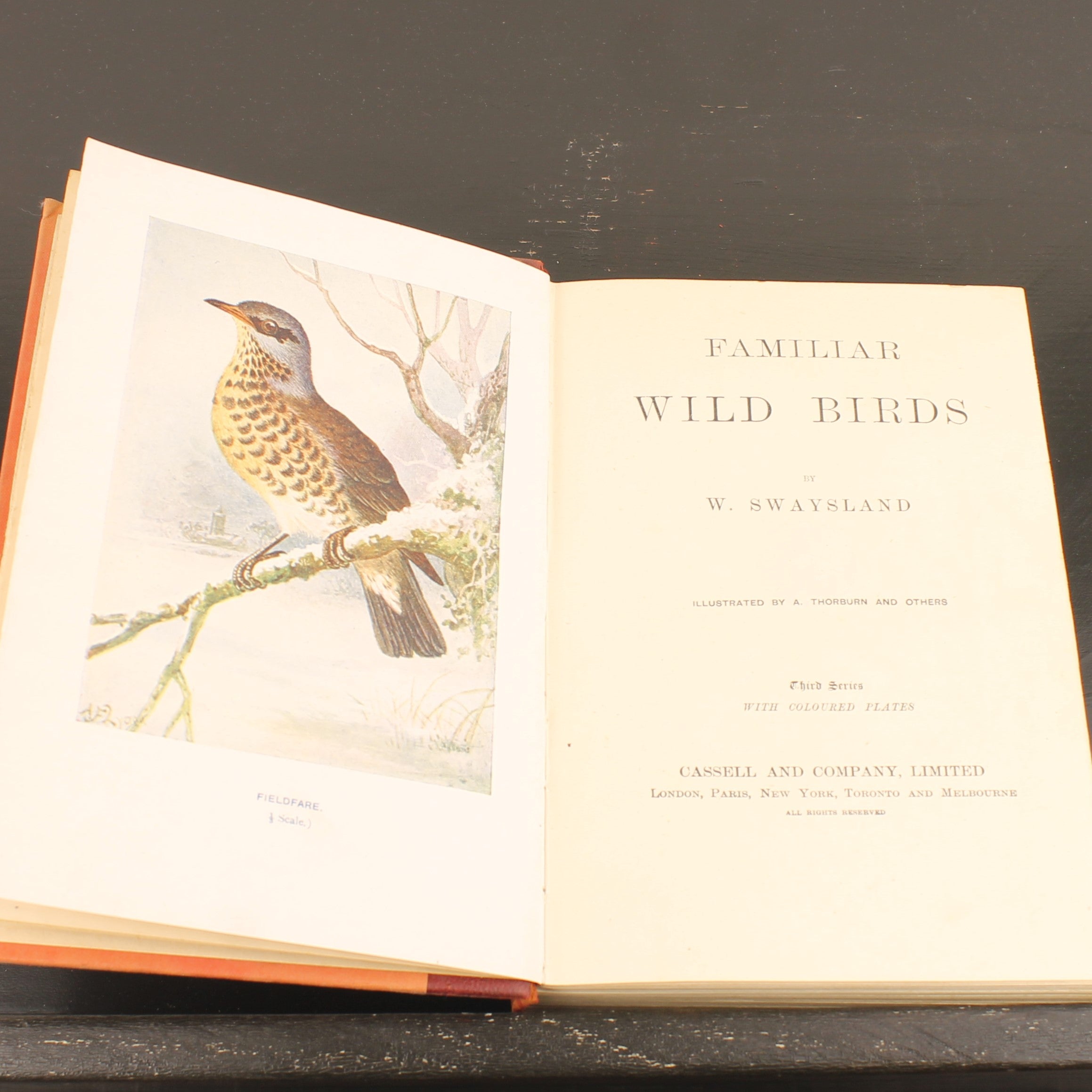 Familiar Wild Birds - W. Swaysland - Illustraties van Archibald Thorburn - Complete set [ca. 1880]