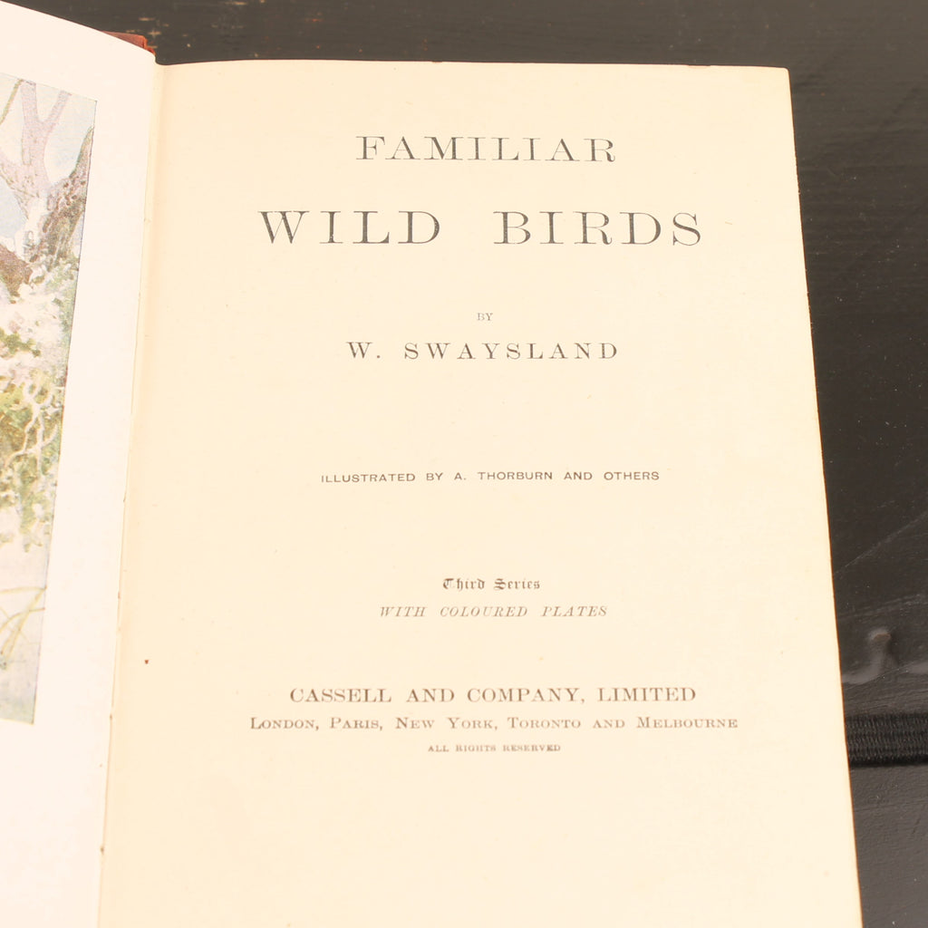 Familiar Wild Birds - W. Swaysland - Illustraties van Archibald Thorburn - Complete set [ca. 1880]