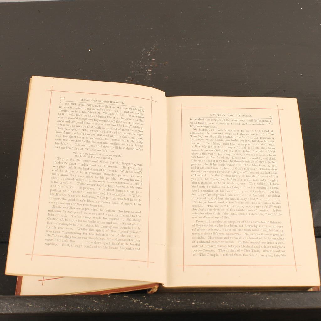 The Poetical Works of George Herbert and Reginald Heber | Gall & Inglis ca. 1870