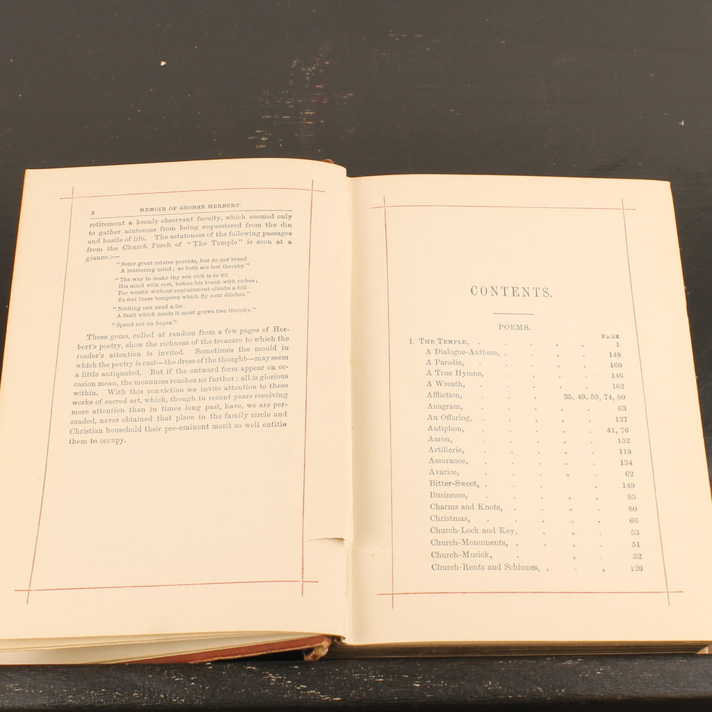 The Poetical Works of George Herbert and Reginald Heber | Gall & Inglis ca. 1870