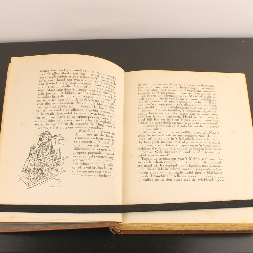 Vuurvlindertje - Herman Heijermans - Geïllustreerd Boek - Van Holkema & Warendorf Amsterdam