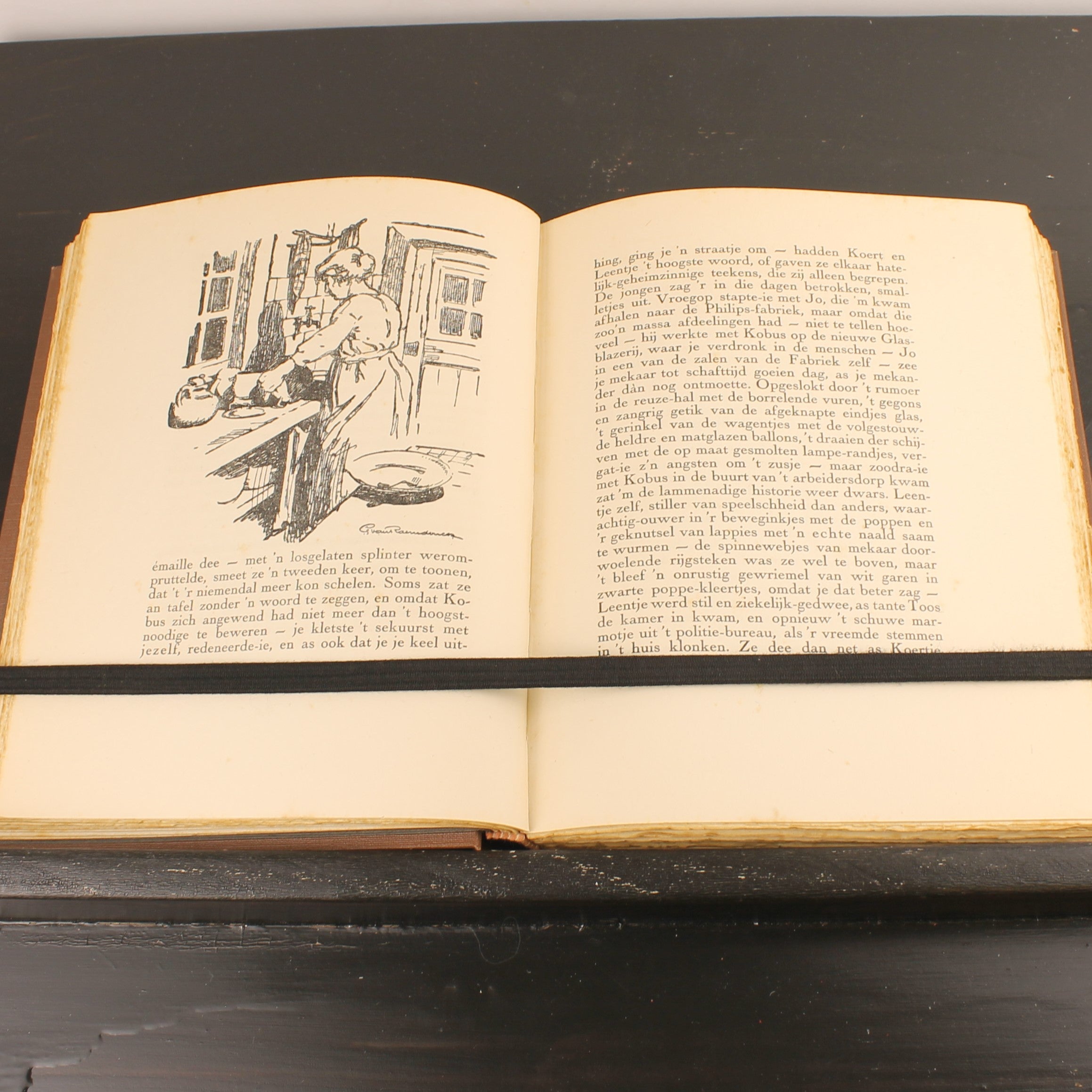 Vuurvlindertje - Herman Heijermans - Geïllustreerd Boek - Van Holkema & Warendorf Amsterdam