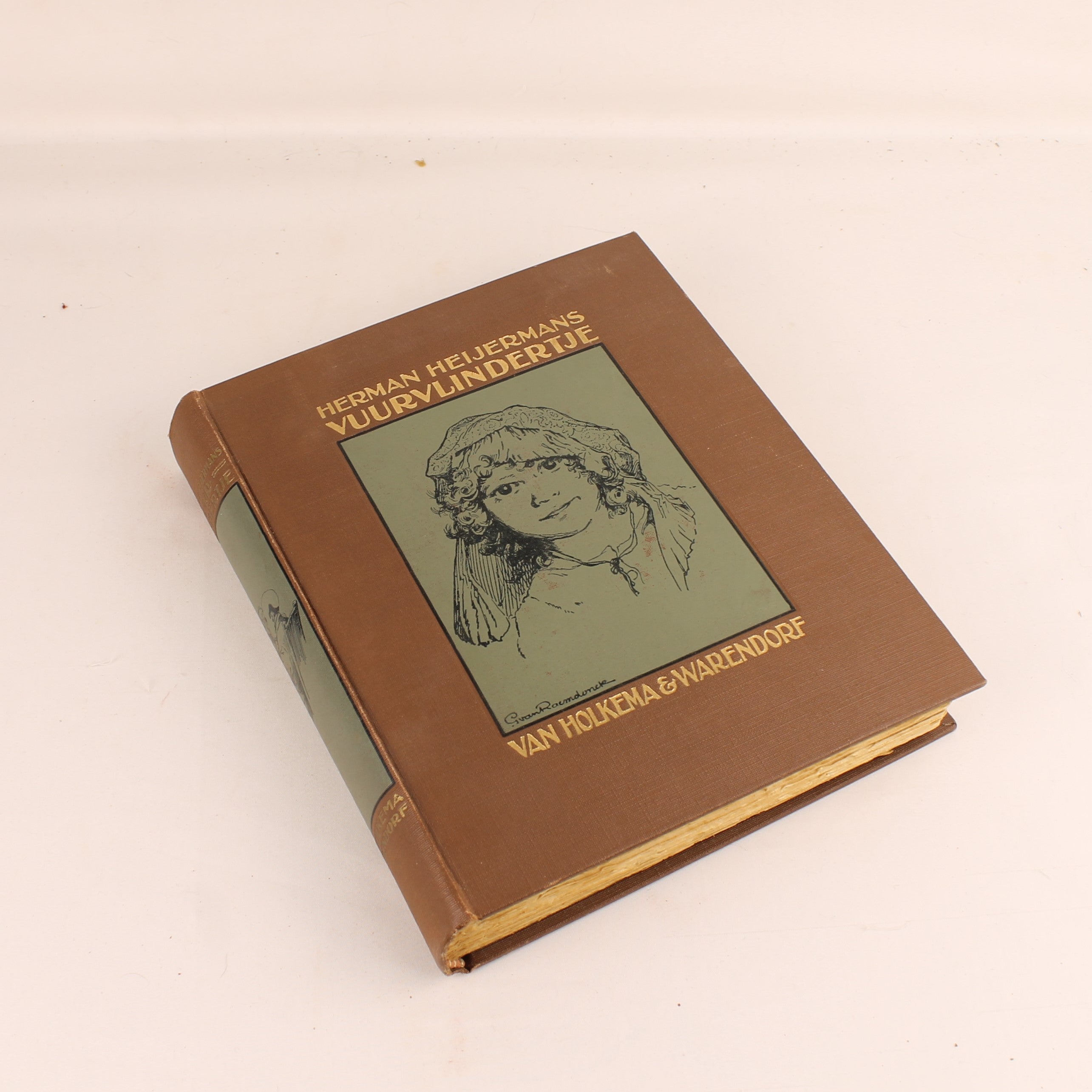 Vuurvlindertje - Herman Heijermans - Geïllustreerd Boek - Van Holkema & Warendorf Amsterdam