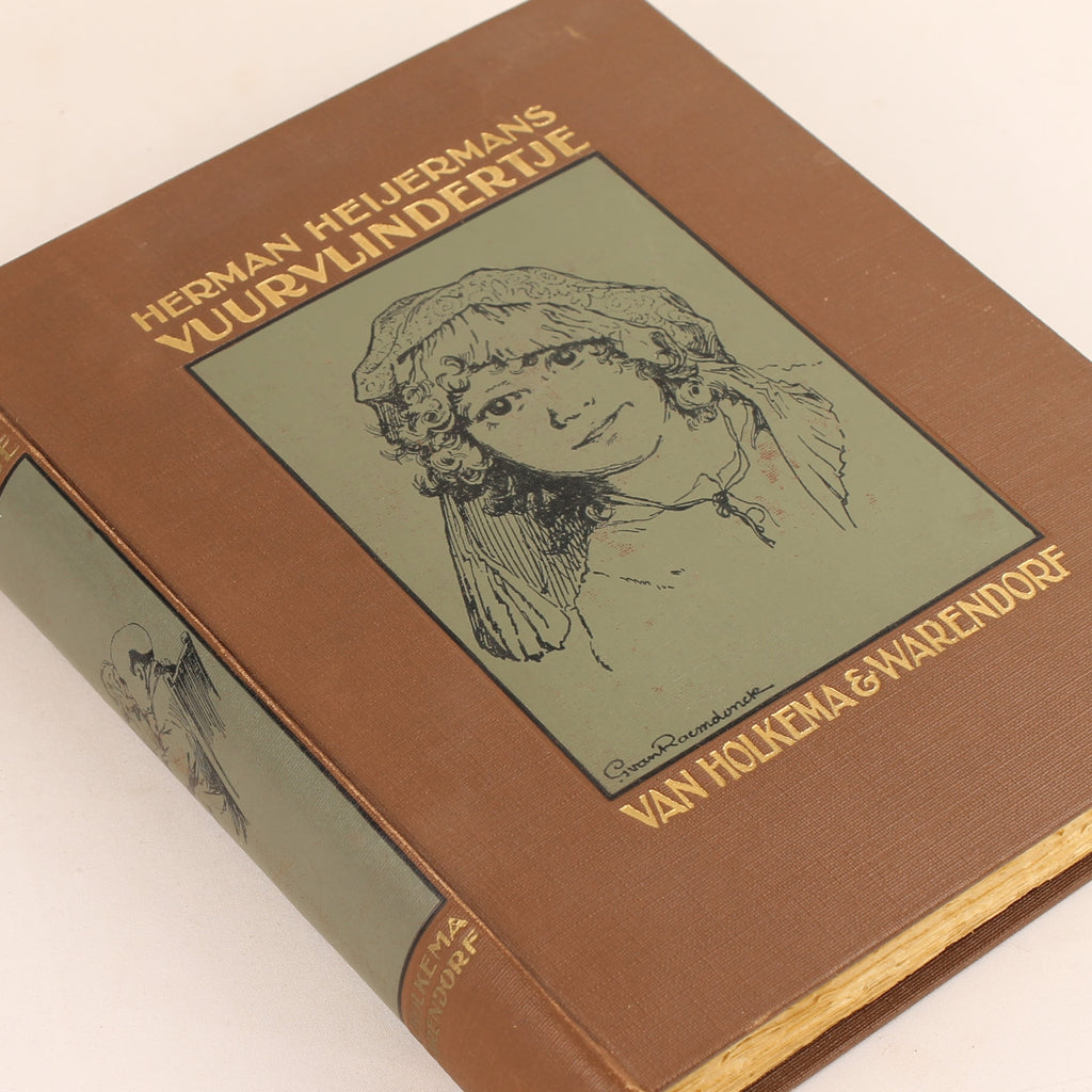Vuurvlindertje - Herman Heijermans - Geïllustreerd Boek - Van Holkema & Warendorf Amsterdam