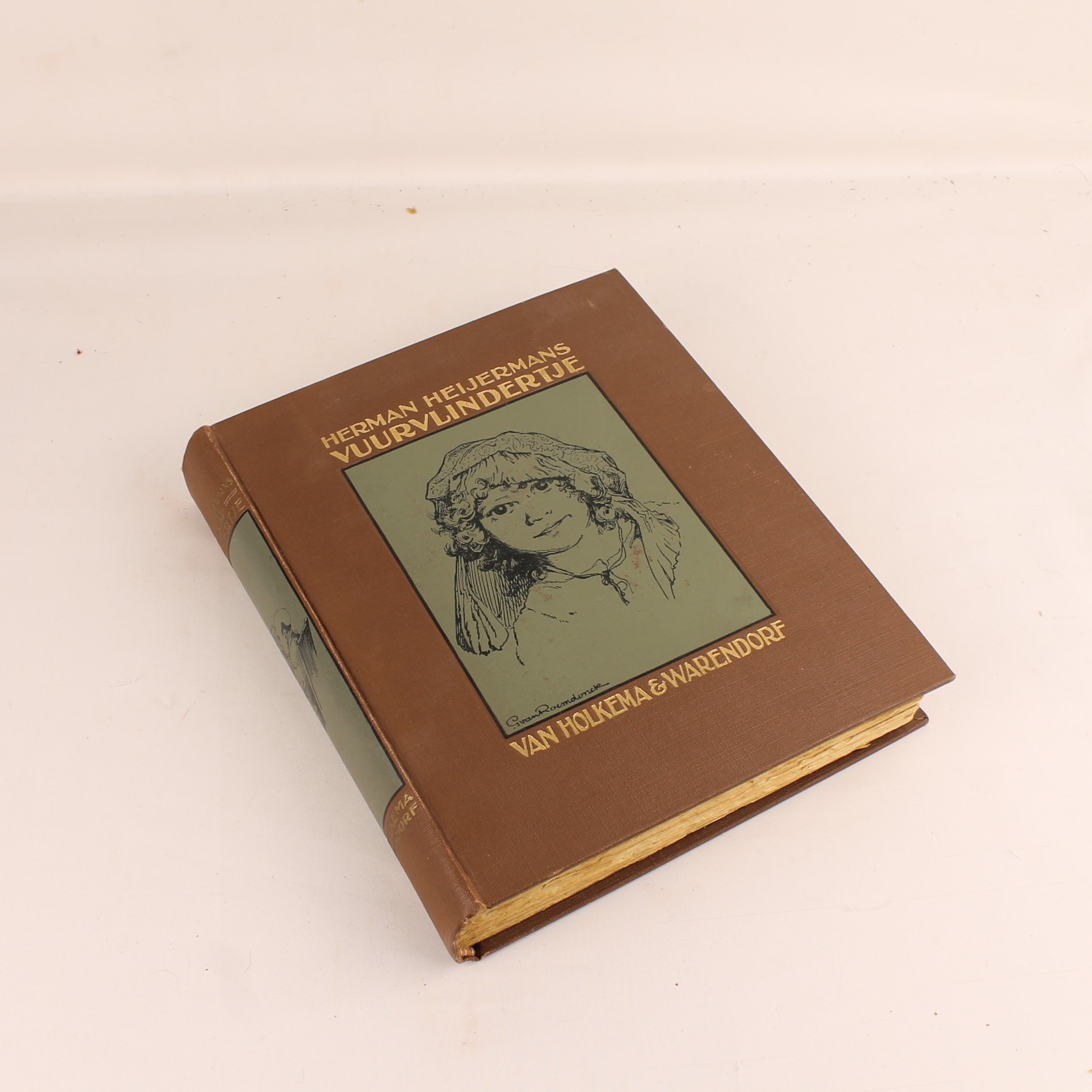 Vuurvlindertje - Herman Heijermans - Geïllustreerd Boek - Van Holkema & Warendorf Amsterdam