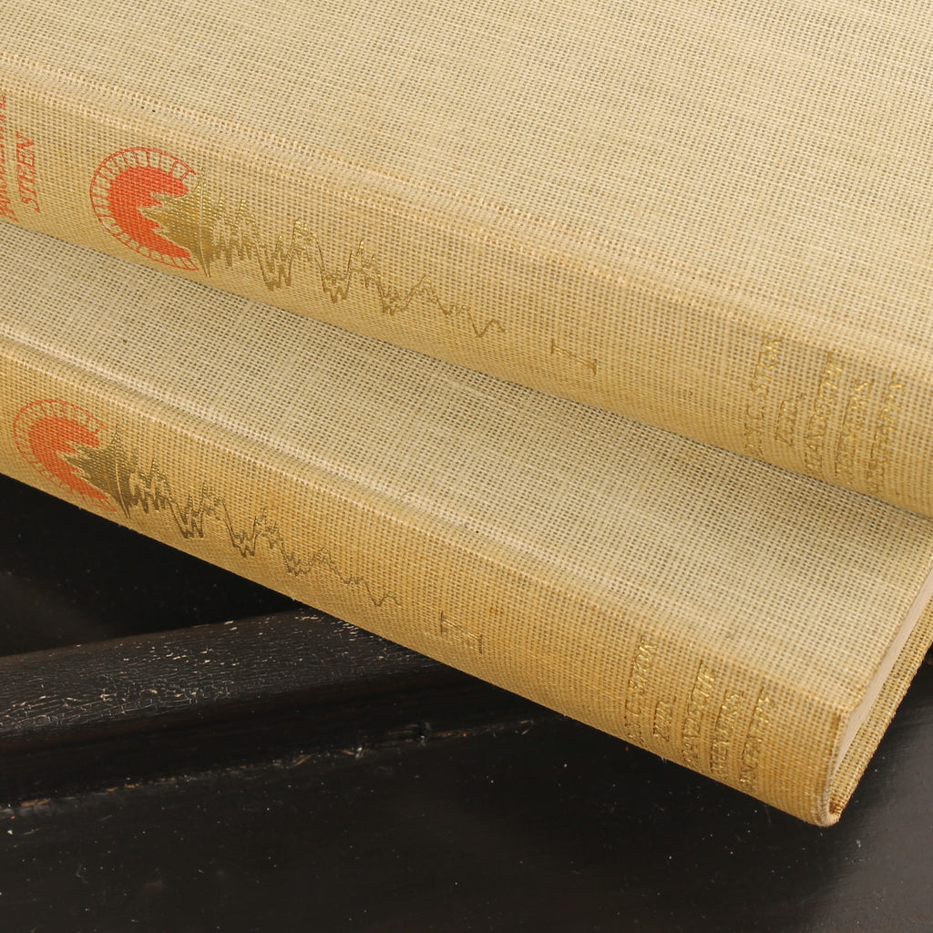 En de Zon Ging Onder (2 Delen) - Marguerite Steen - Boekenset met Illustraties van Anton Pieck - ca. 1930 Den Haag