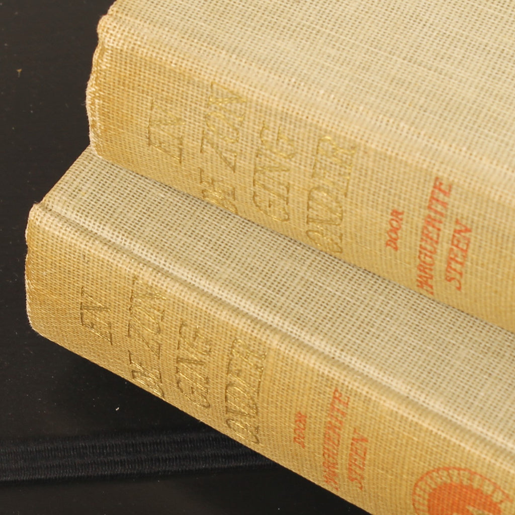 En de Zon Ging Onder (2 Delen) - Marguerite Steen - Boekenset met Illustraties van Anton Pieck - ca. 1930 Den Haag