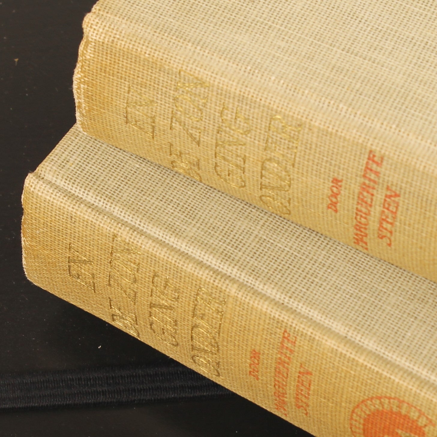 En de Zon Ging Onder (2 Delen) - Marguerite Steen - Boekenset met Illustraties van Anton Pieck - ca. 1930 Den Haag