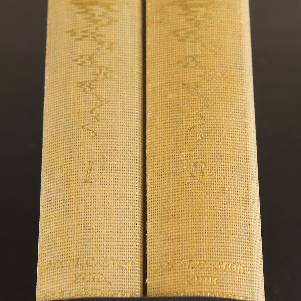 En de Zon Ging Onder (2 Delen) - Marguerite Steen - Boekenset met Illustraties van Anton Pieck - ca. 1930 Den Haag