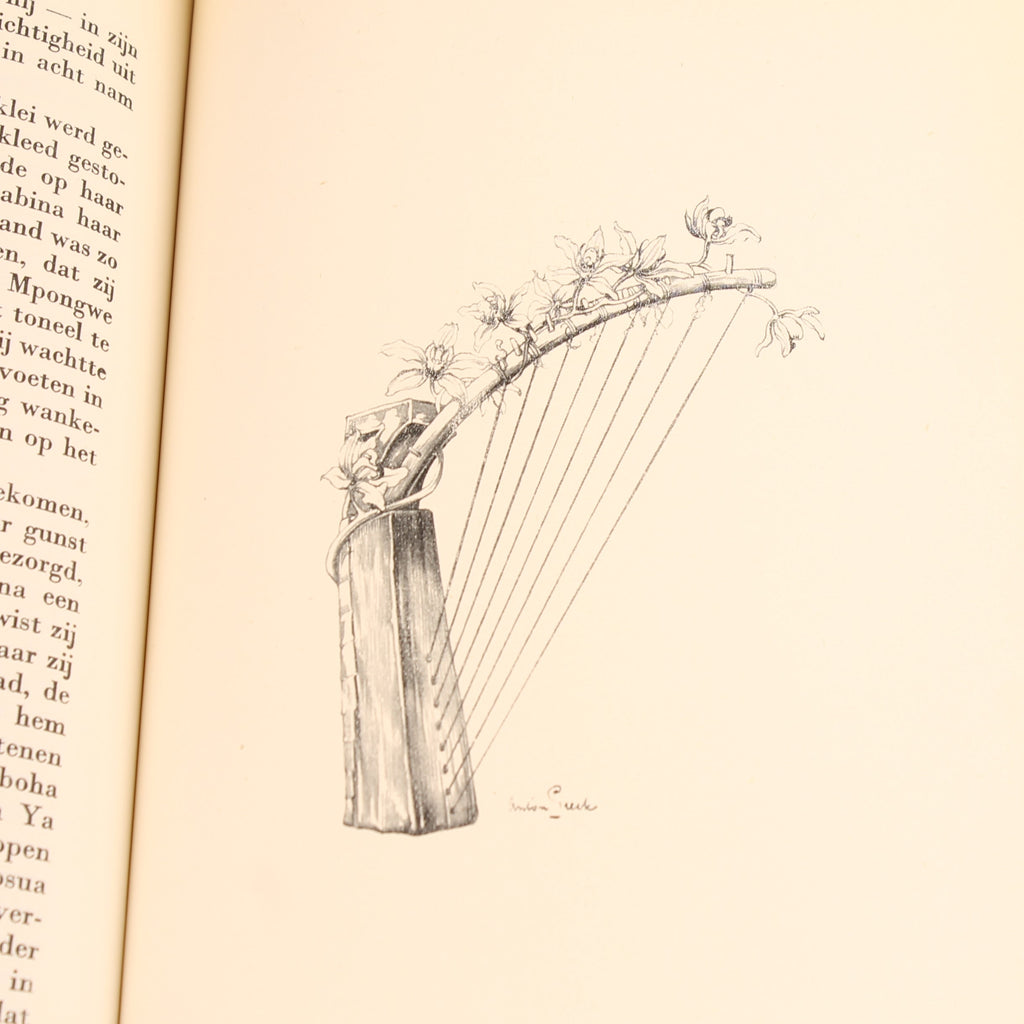 En de Zon Ging Onder (2 Delen) - Marguerite Steen - Boekenset met Illustraties van Anton Pieck - ca. 1930 Den Haag
