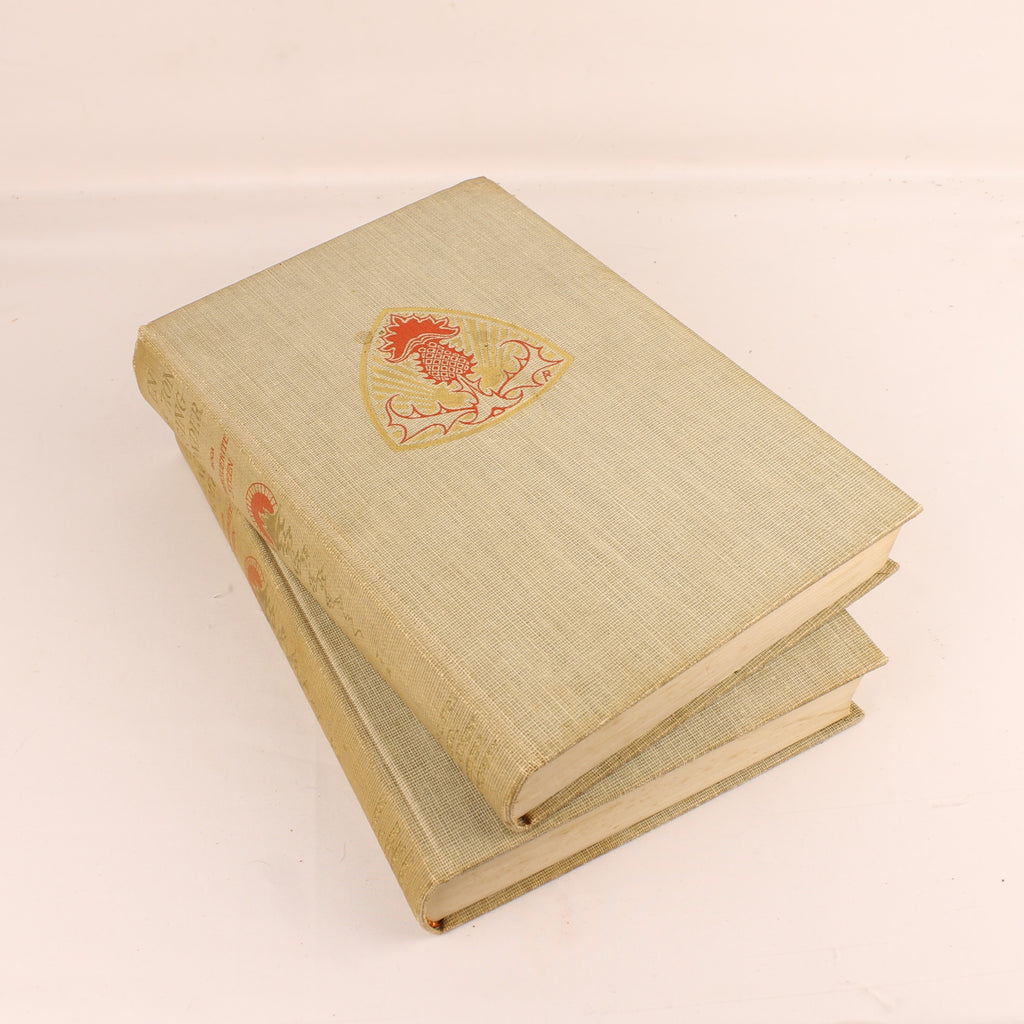 En de Zon Ging Onder (2 Delen) - Marguerite Steen - Boekenset met Illustraties van Anton Pieck - ca. 1930 Den Haag