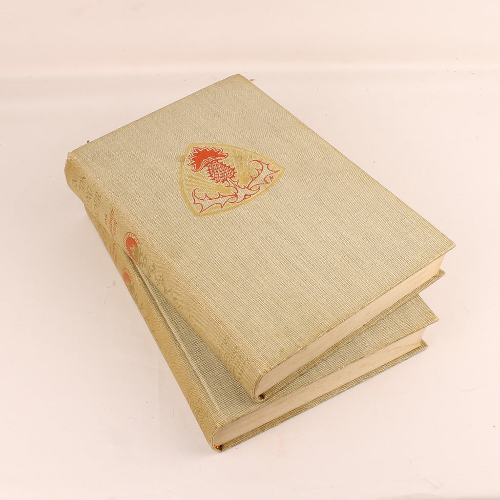 En de Zon Ging Onder (2 Delen) - Marguerite Steen - Boekenset met Illustraties van Anton Pieck - ca. 1930 Den Haag