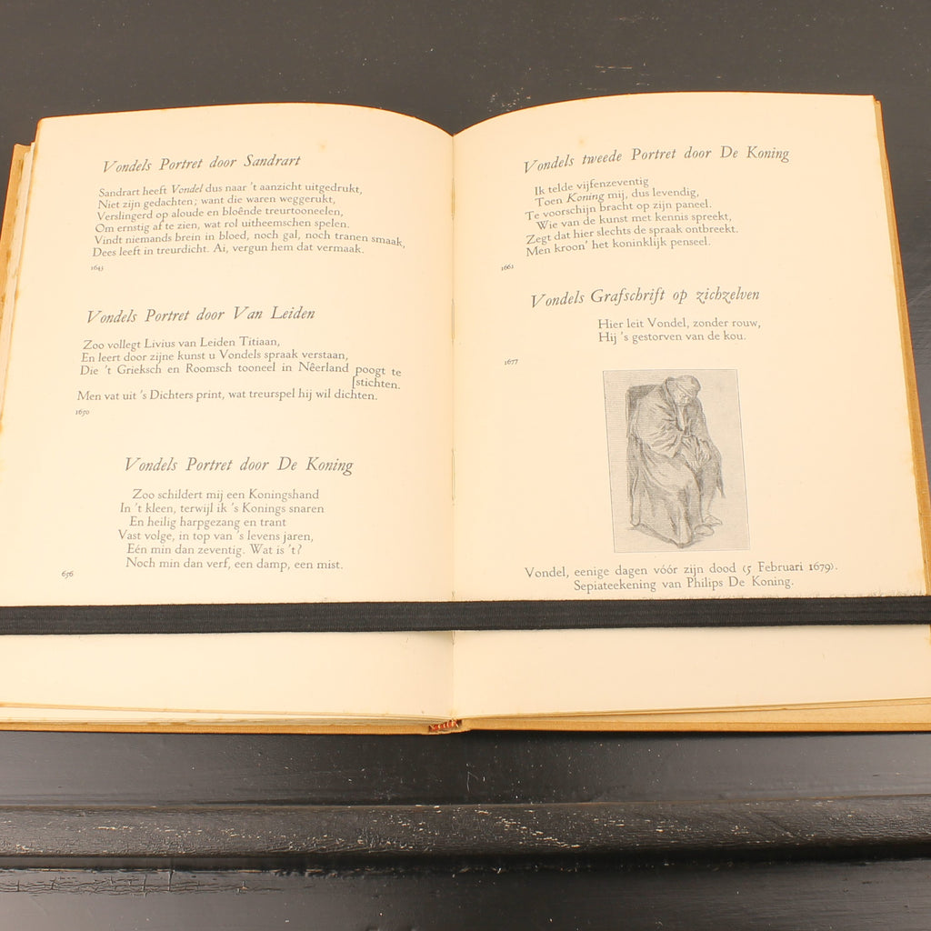 Joost van den Vondel – In zijn Lof, Klacht, Toorn, Scherts en Schimp - Wereldbibliotheek Amsterdam 1937