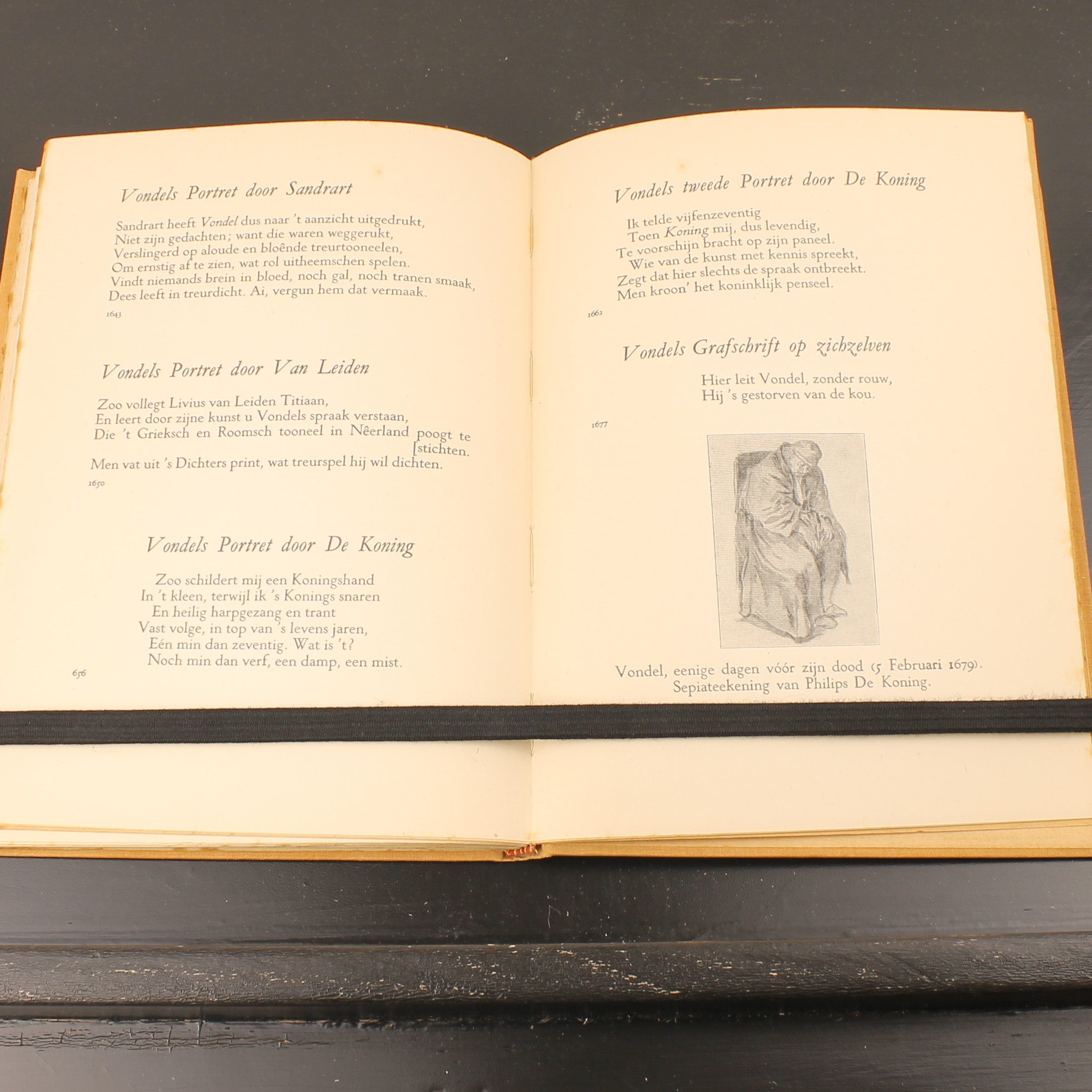 Joost van den Vondel – In zijn Lof, Klacht, Toorn, Scherts en Schimp - Wereldbibliotheek Amsterdam 1937