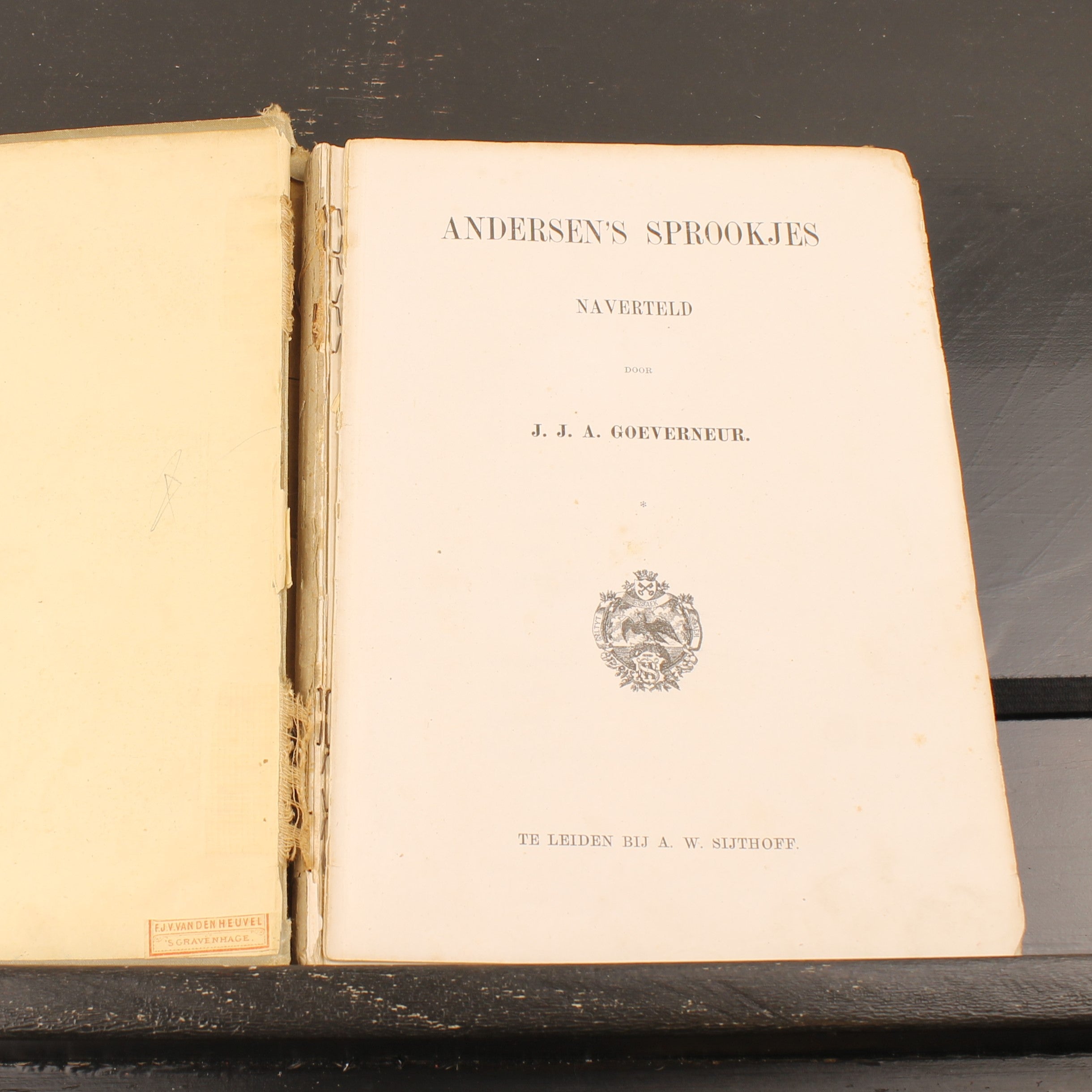 Andersen’s Sprookjes - J.J.A. Goeverneur - Sijthoff Leiden - Antiek Geïllustreerd Boek