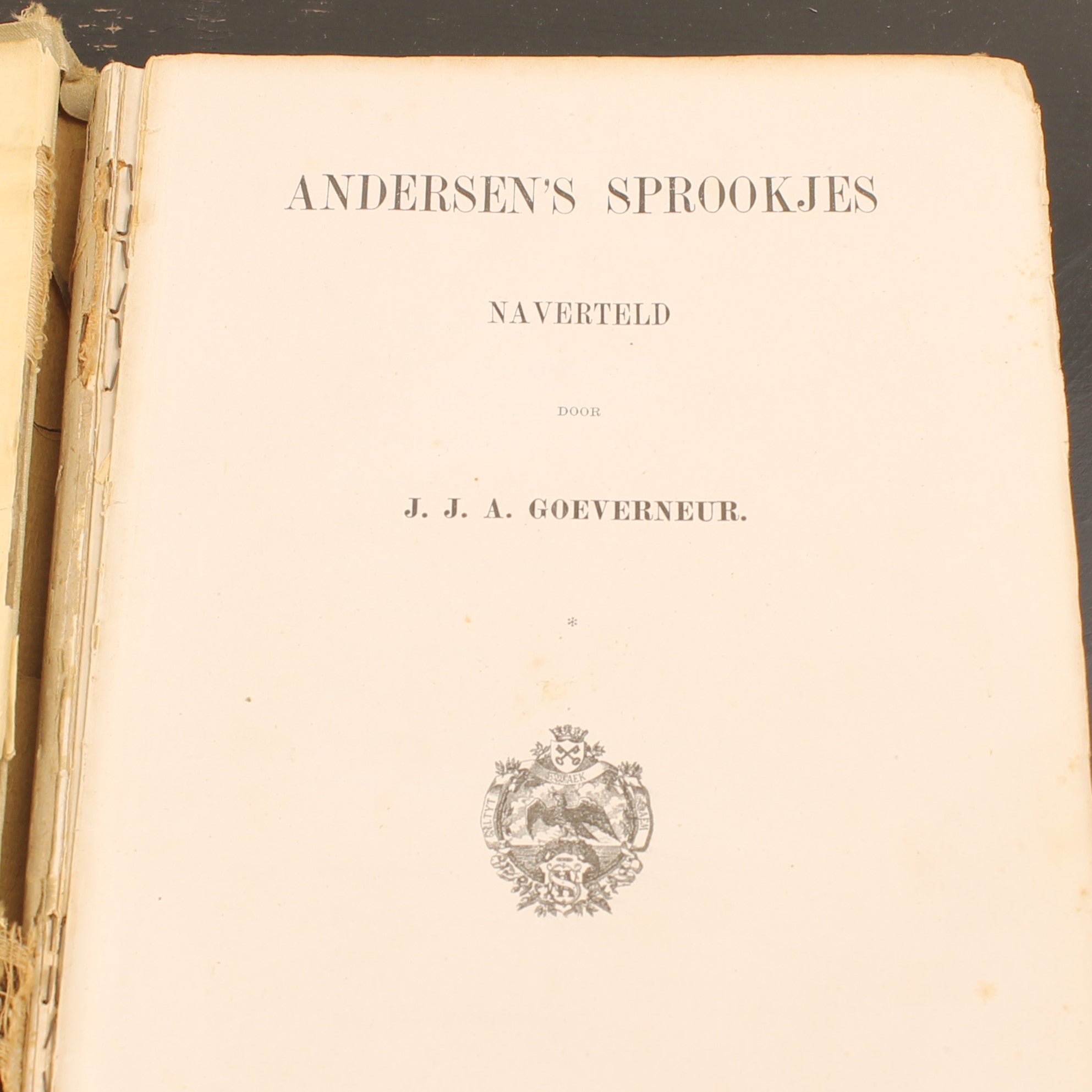 Andersen’s Sprookjes - J.J.A. Goeverneur - Sijthoff Leiden - Antiek Geïllustreerd Boek