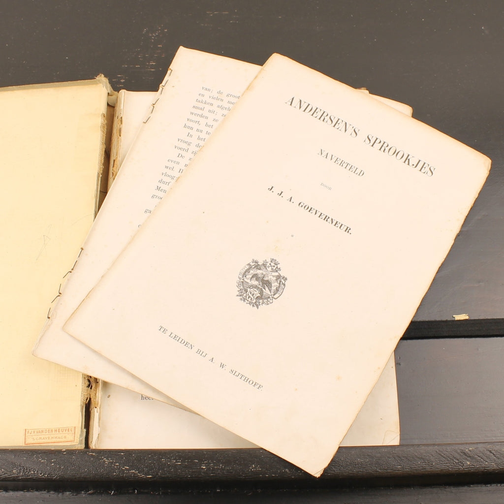Andersen’s Sprookjes - J.J.A. Goeverneur - Sijthoff Leiden - Antiek Geïllustreerd Boek