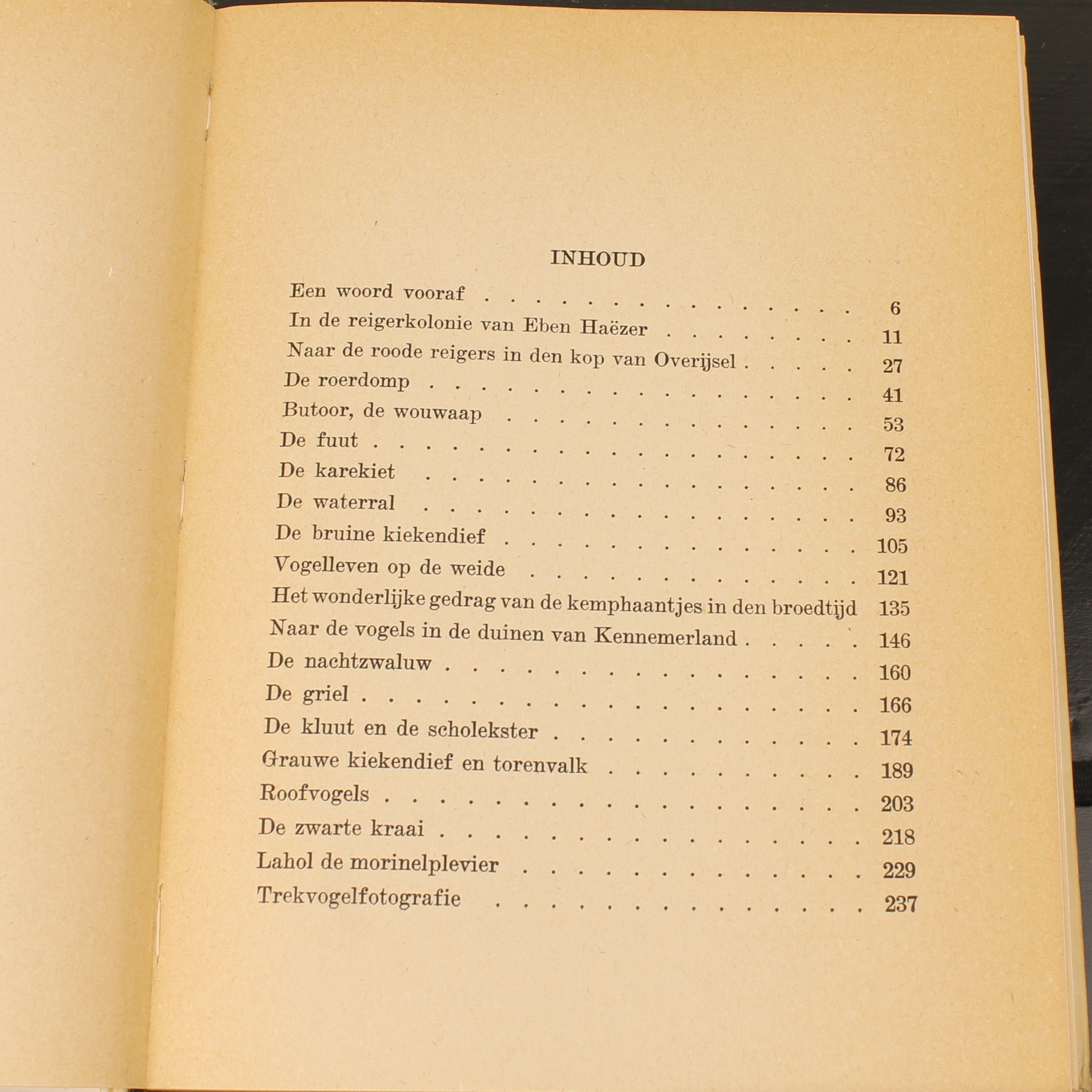 Uit Neerlands Vogelleven (1941) - Nol Binsbergen - Voorwoord Jac. P. Thijsse - Uitgeverij Boot Den Haag