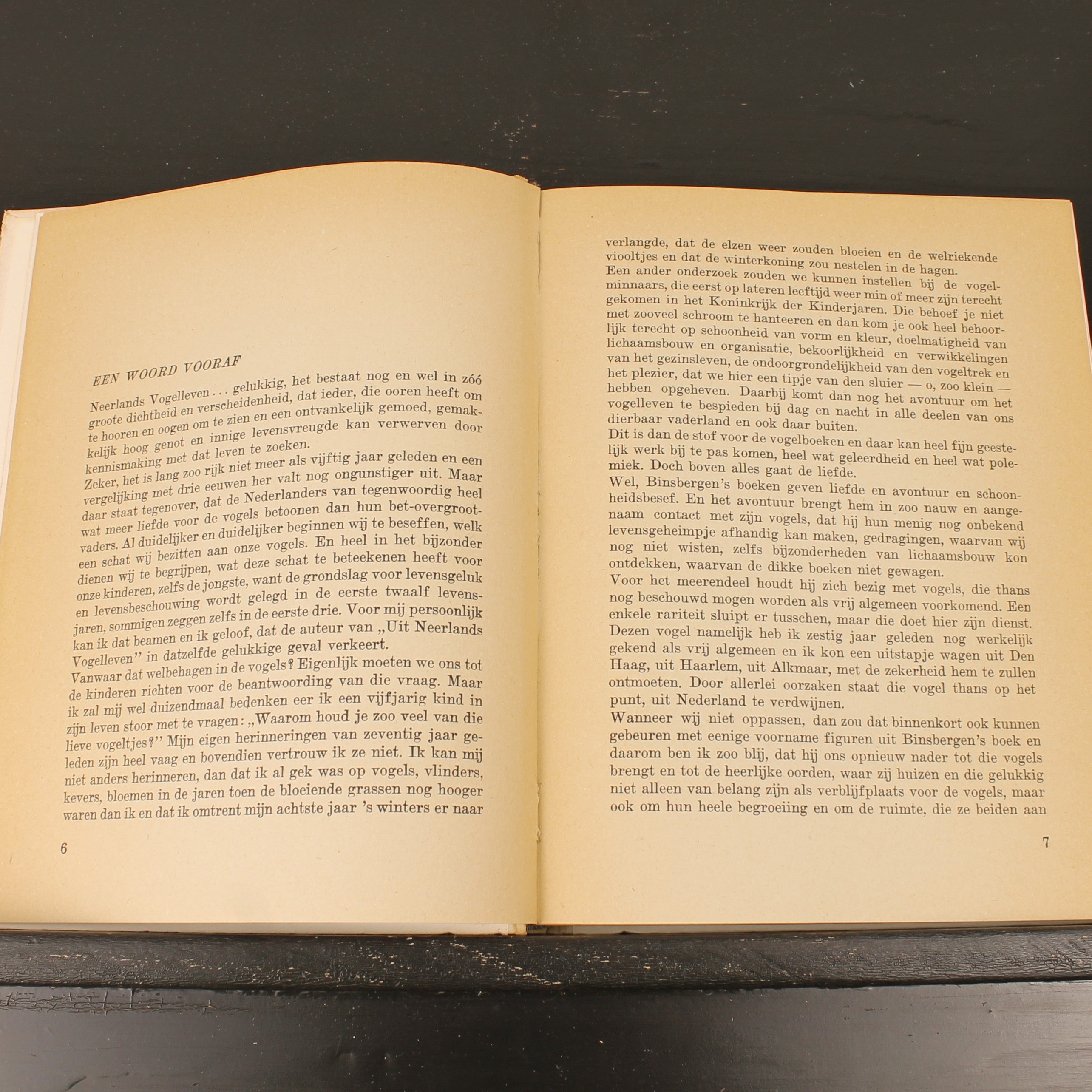Uit Neerlands Vogelleven (1941) - Nol Binsbergen - Voorwoord Jac. P. Thijsse - Uitgeverij Boot Den Haag