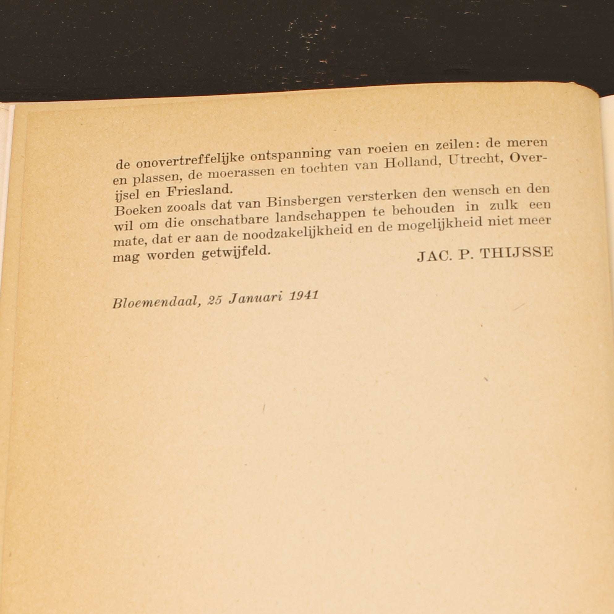 Uit Neerlands Vogelleven (1941) - Nol Binsbergen - Voorwoord Jac. P. Thijsse - Uitgeverij Boot Den Haag