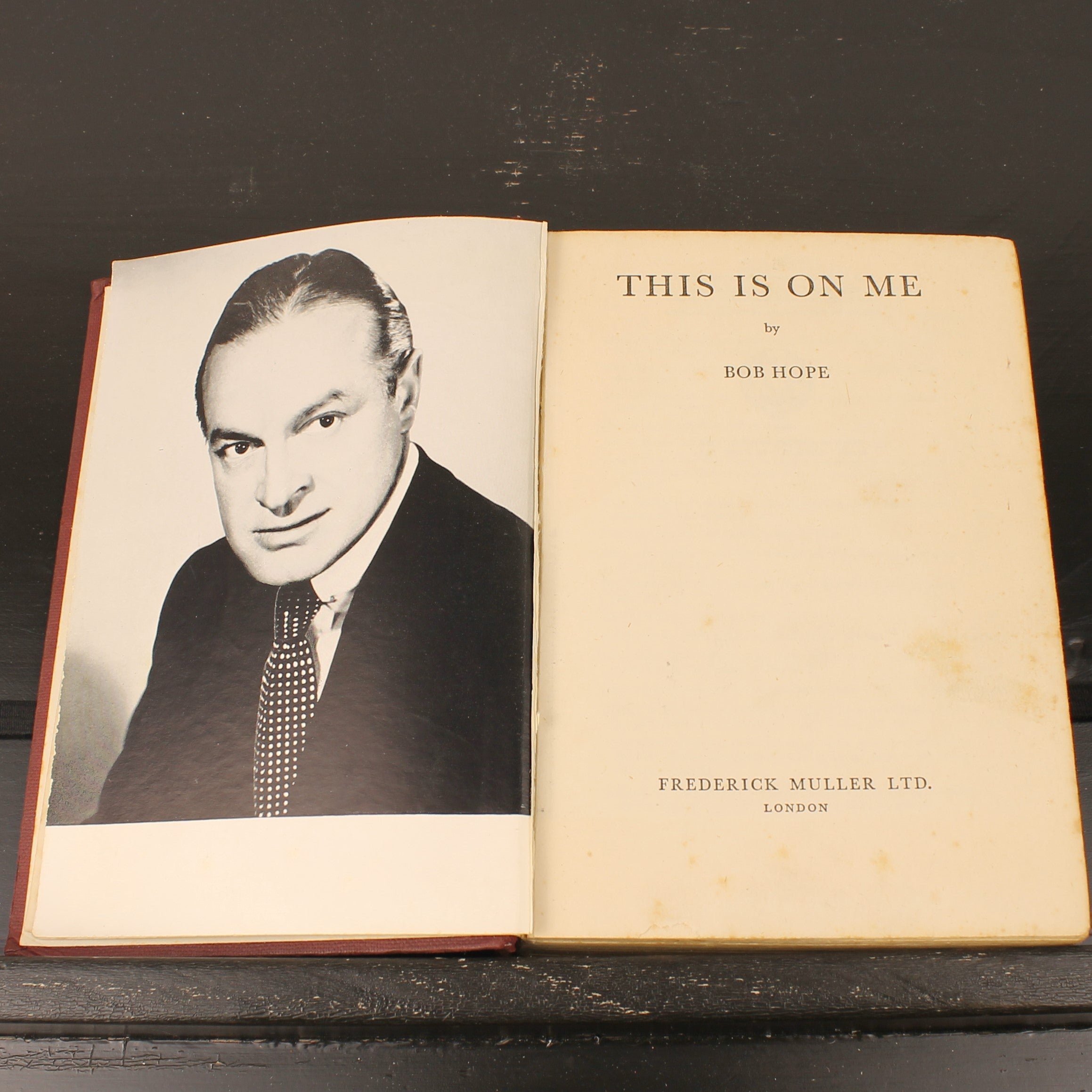 Bob Hope Boek ‘This Is On Me’ (1954) – RAF Library Eindhoven / NAAFI Provenance