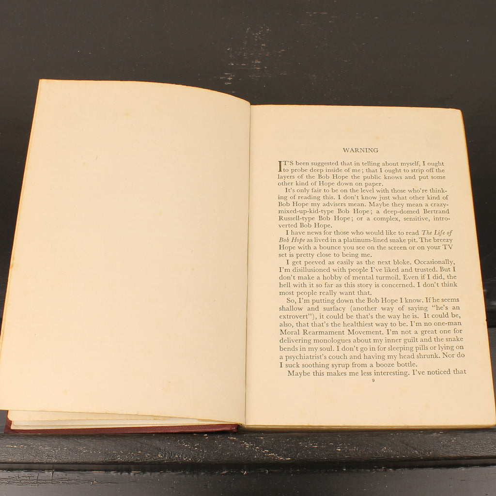 Bob Hope Boek ‘This Is On Me’ (1954) – RAF Library Eindhoven / NAAFI Provenance