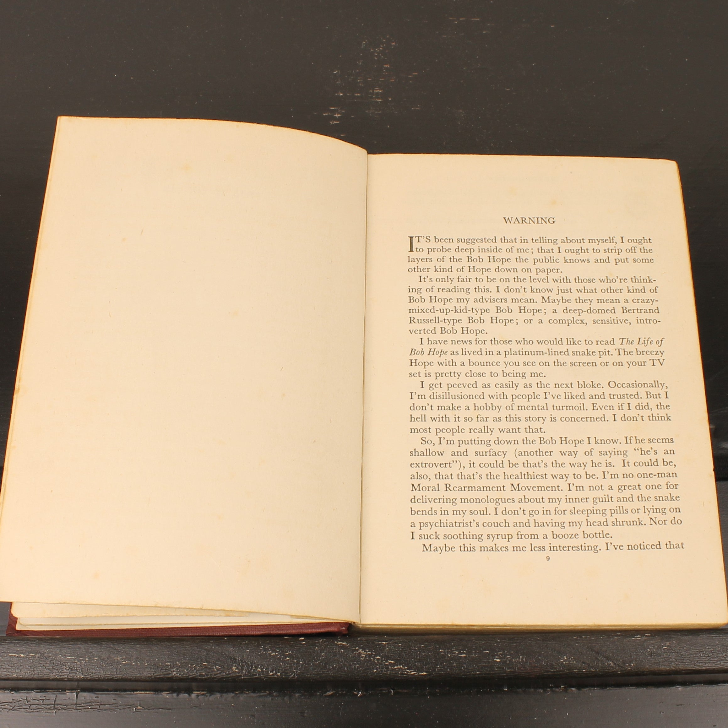 Bob Hope Boek ‘This Is On Me’ (1954) – RAF Library Eindhoven / NAAFI Provenance