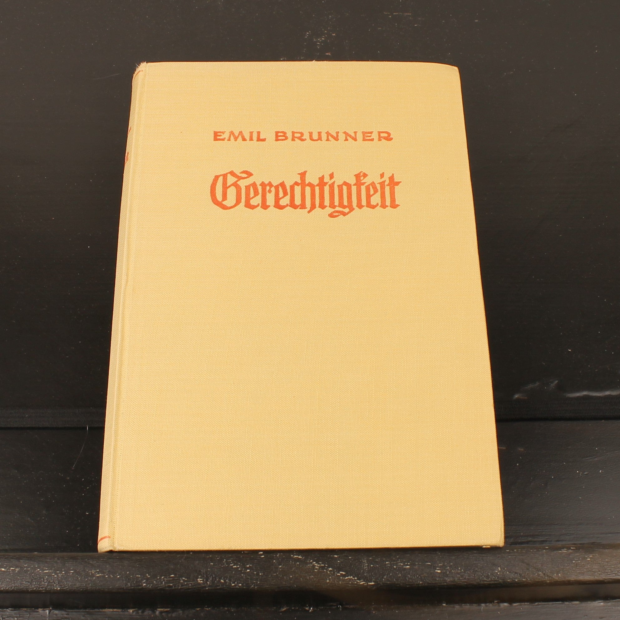 Gerechtigkeit (1943) - Emil Brunner - Zwitserse WOII Uitgave met Stofomslag