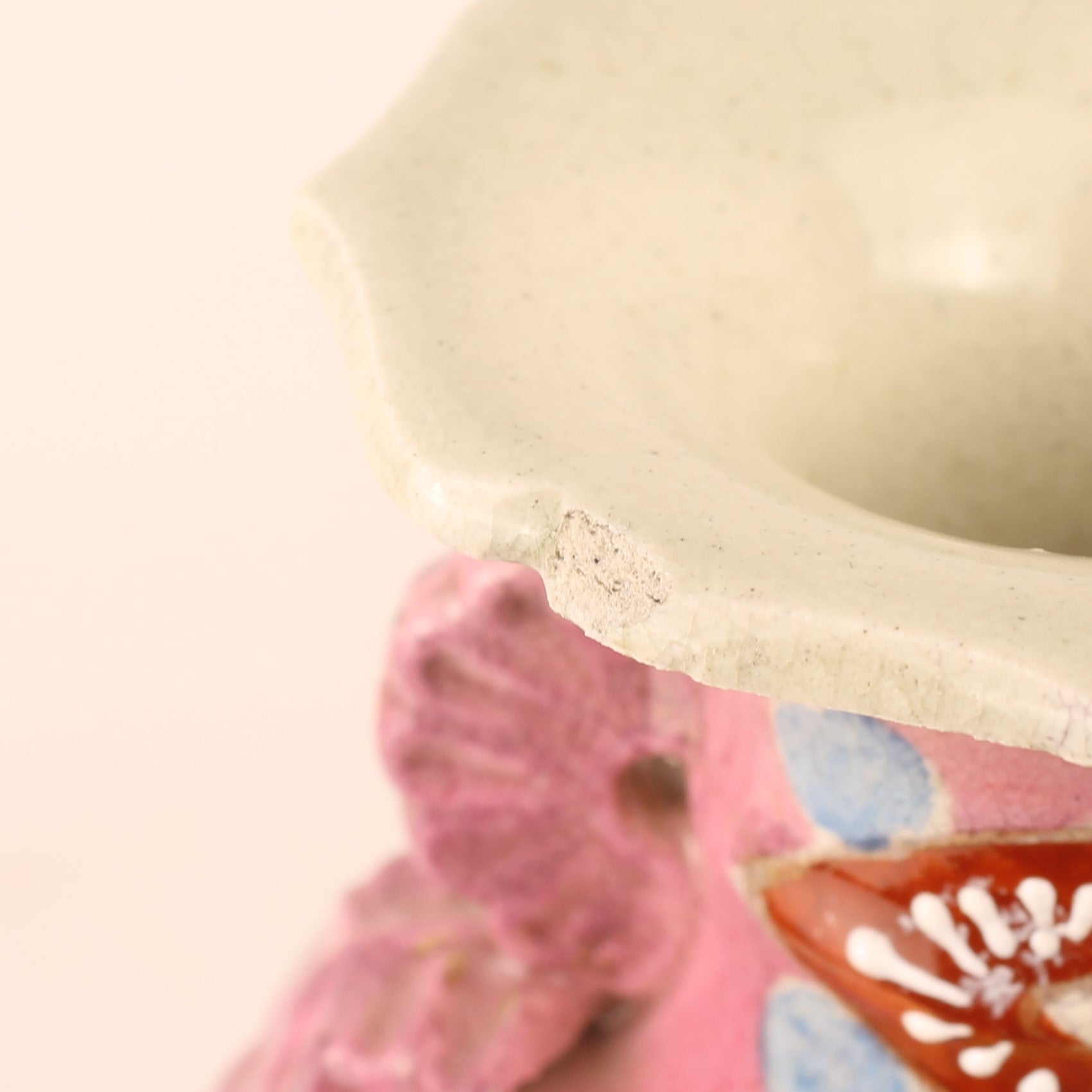 Japanese Satsuma Style Vase – Hand-painted Samurai Decor – Moriage – Large 32 cm