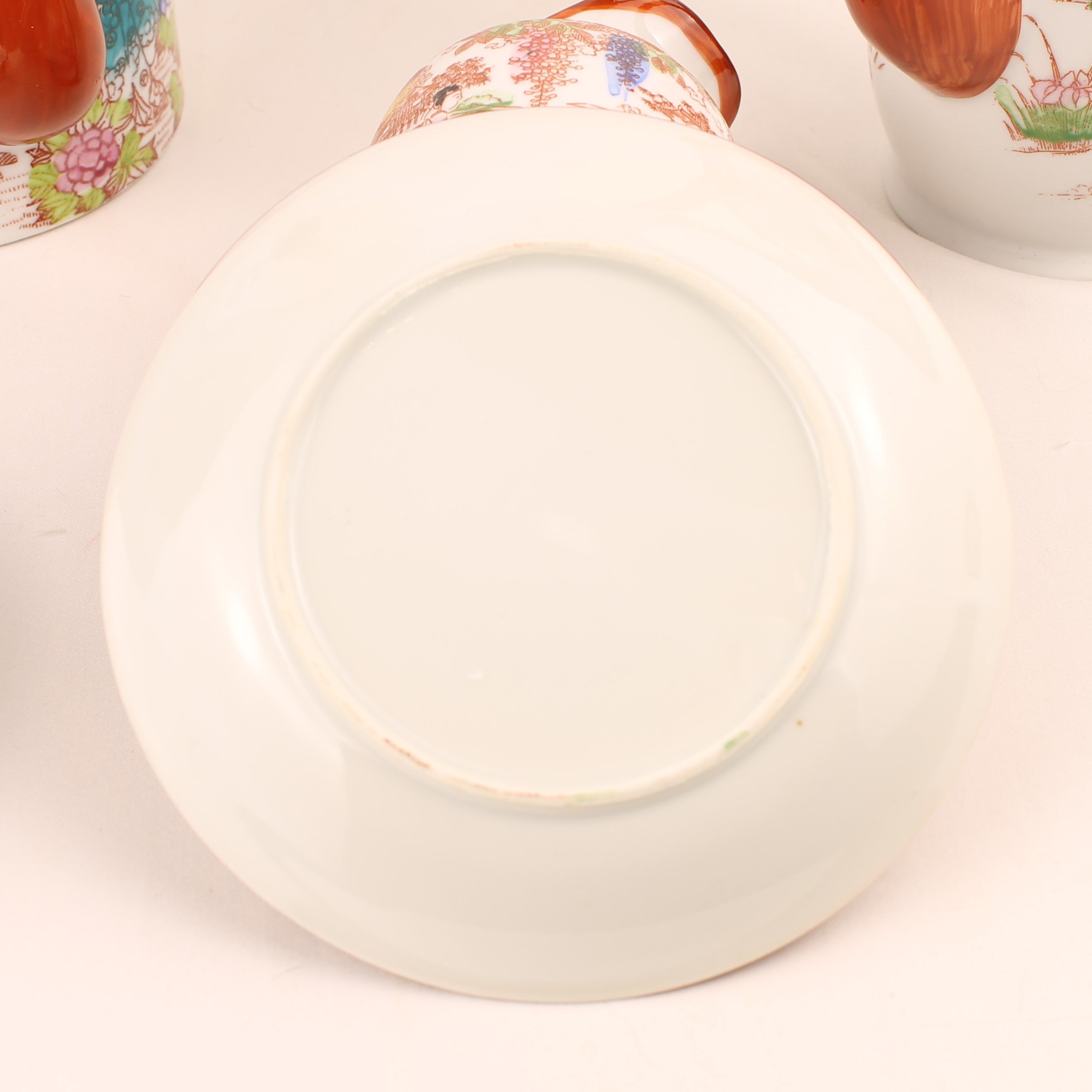 Japanse Geisha Theeset – 2 Theepotten – 4 Kop & Schotel – Made in Japan ca. 1950