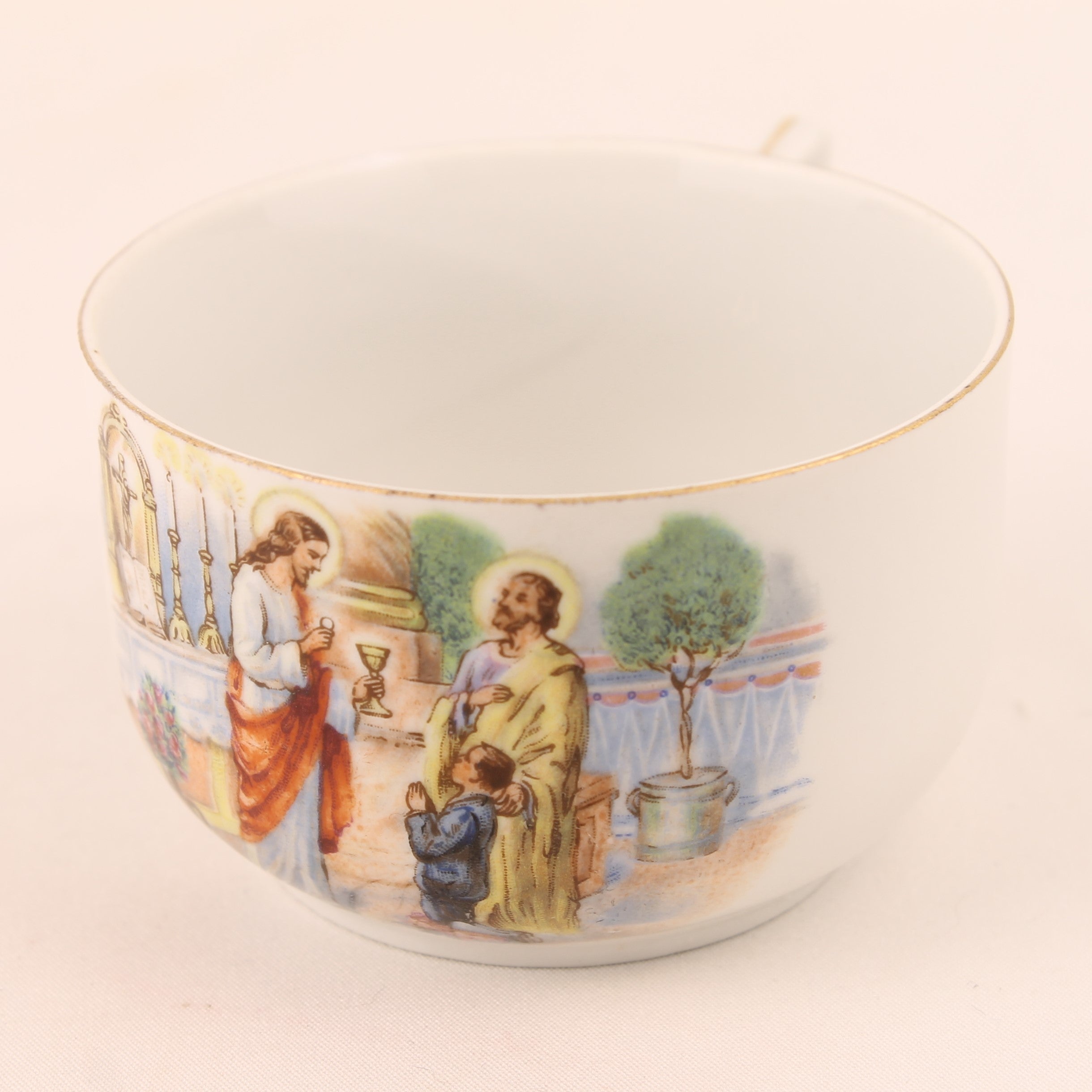 Communie Kopje – Religieus Devotieporselein – ca. 1920