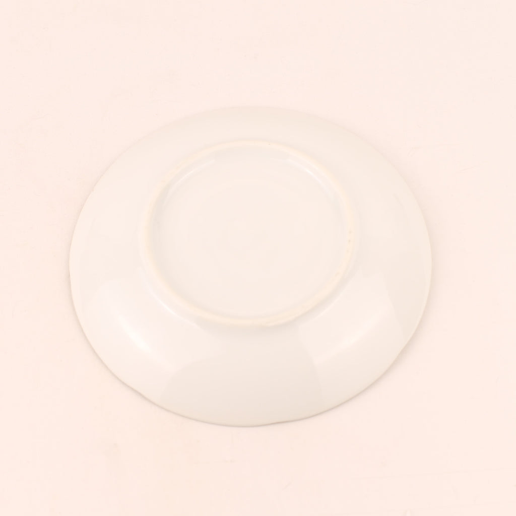 Schoteltje met Parelmoer Glazuur en Goudrand – Keramiek – 13 cm