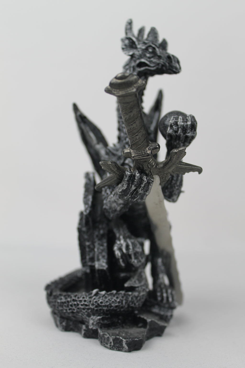 Dragon with sword | Resin figurine with metal letter opener
