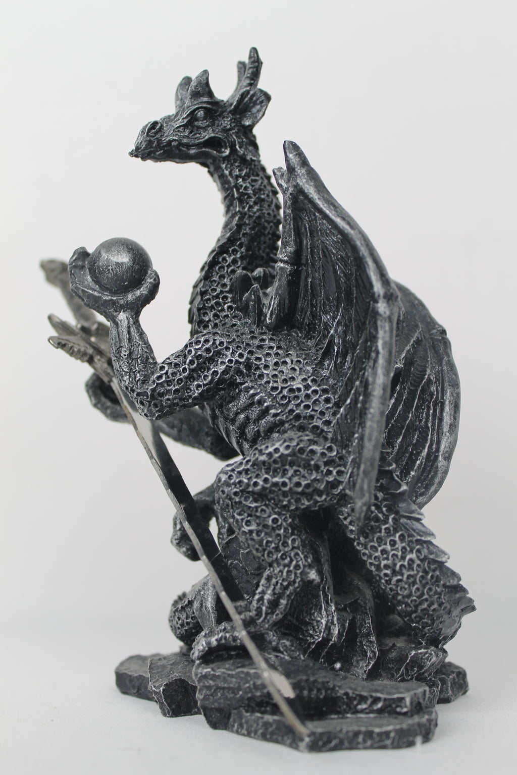 Dragon with sword | Resin figurine with metal letter opener