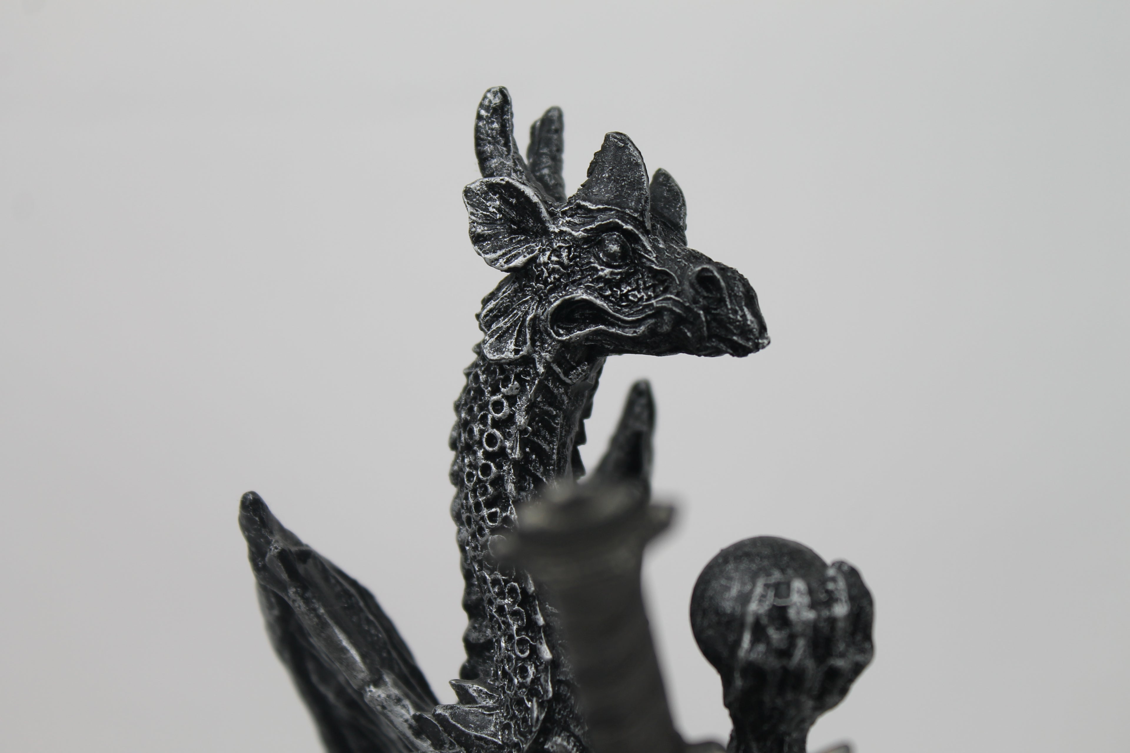 Dragon with sword | Resin figurine with metal letter opener