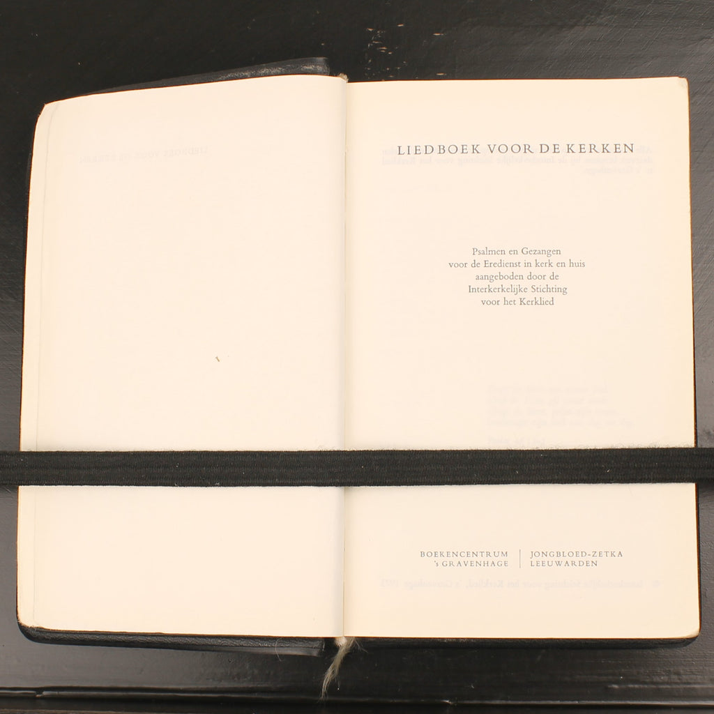 Liedboek voor de Kerken 1973 – Zwart kunstleren band met goudopdruk
