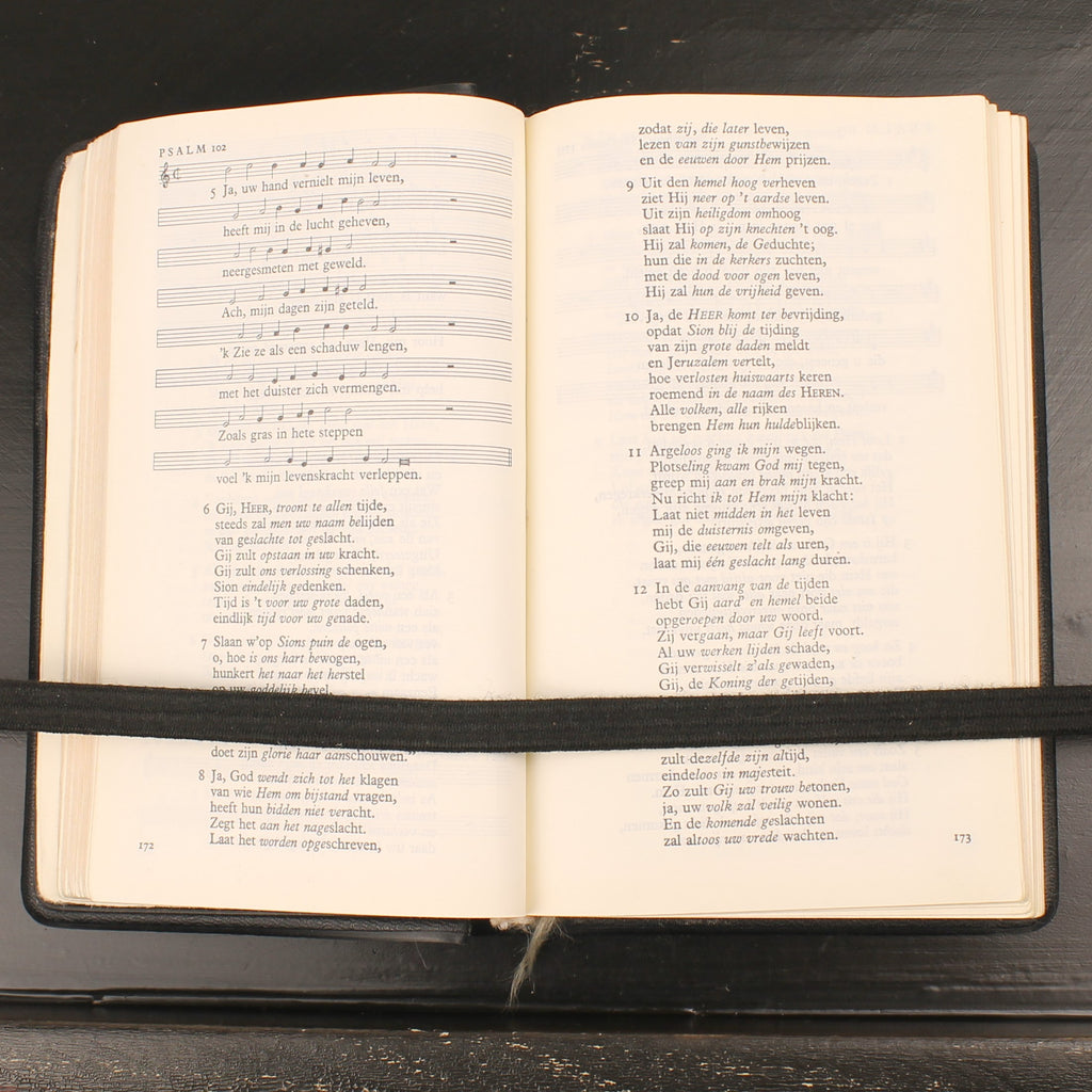Liedboek voor de Kerken 1973 – Zwart kunstleren band met goudopdruk