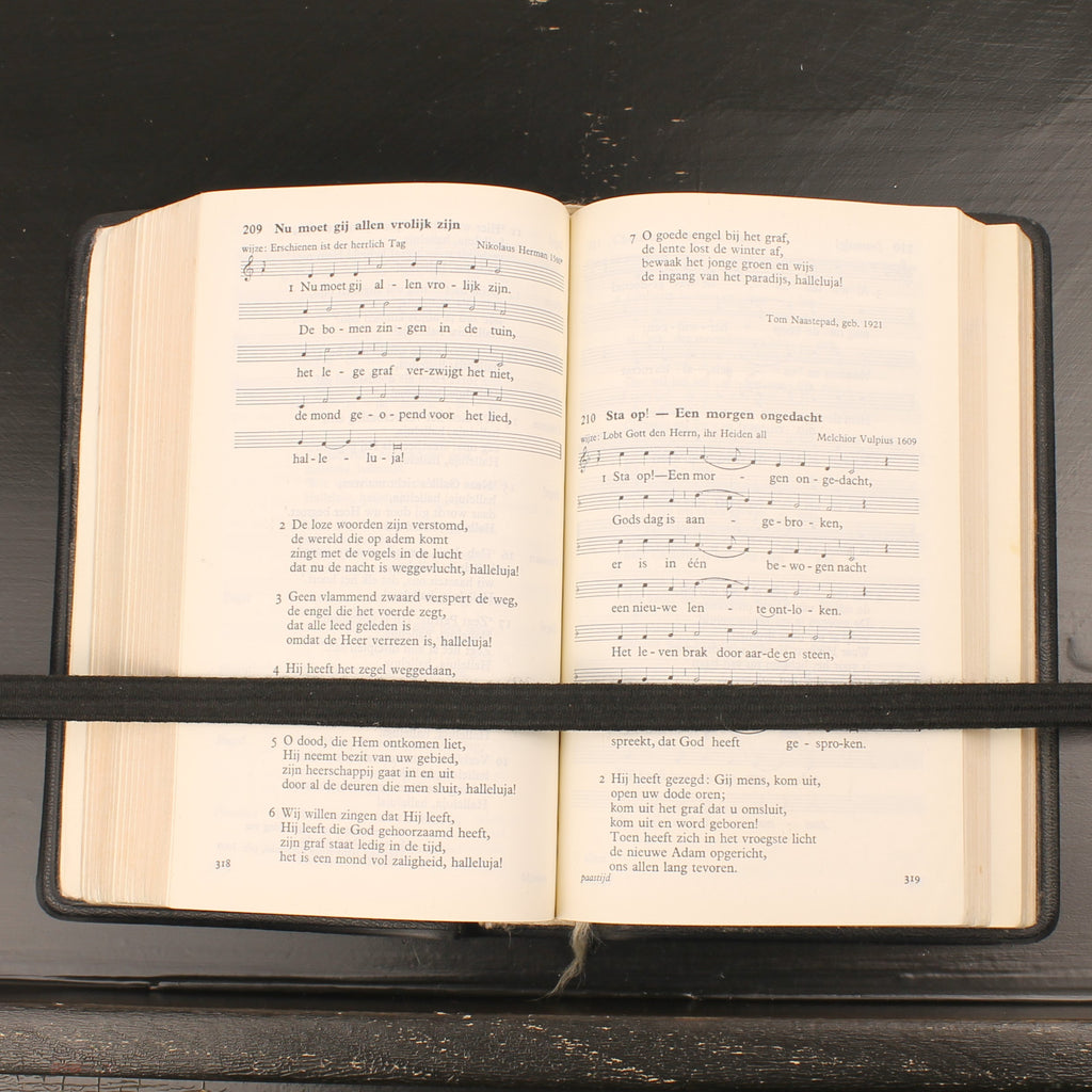 Liedboek voor de Kerken 1973 – Zwart kunstleren band met goudopdruk