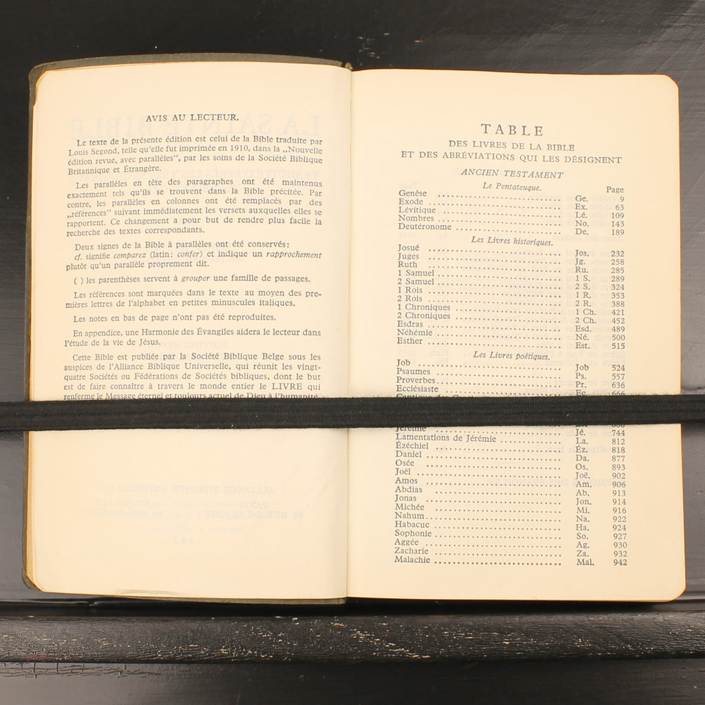 La Sainte Bible 1963 – Louis Segond – Franse Bijbel – Parijs Brussel Editie