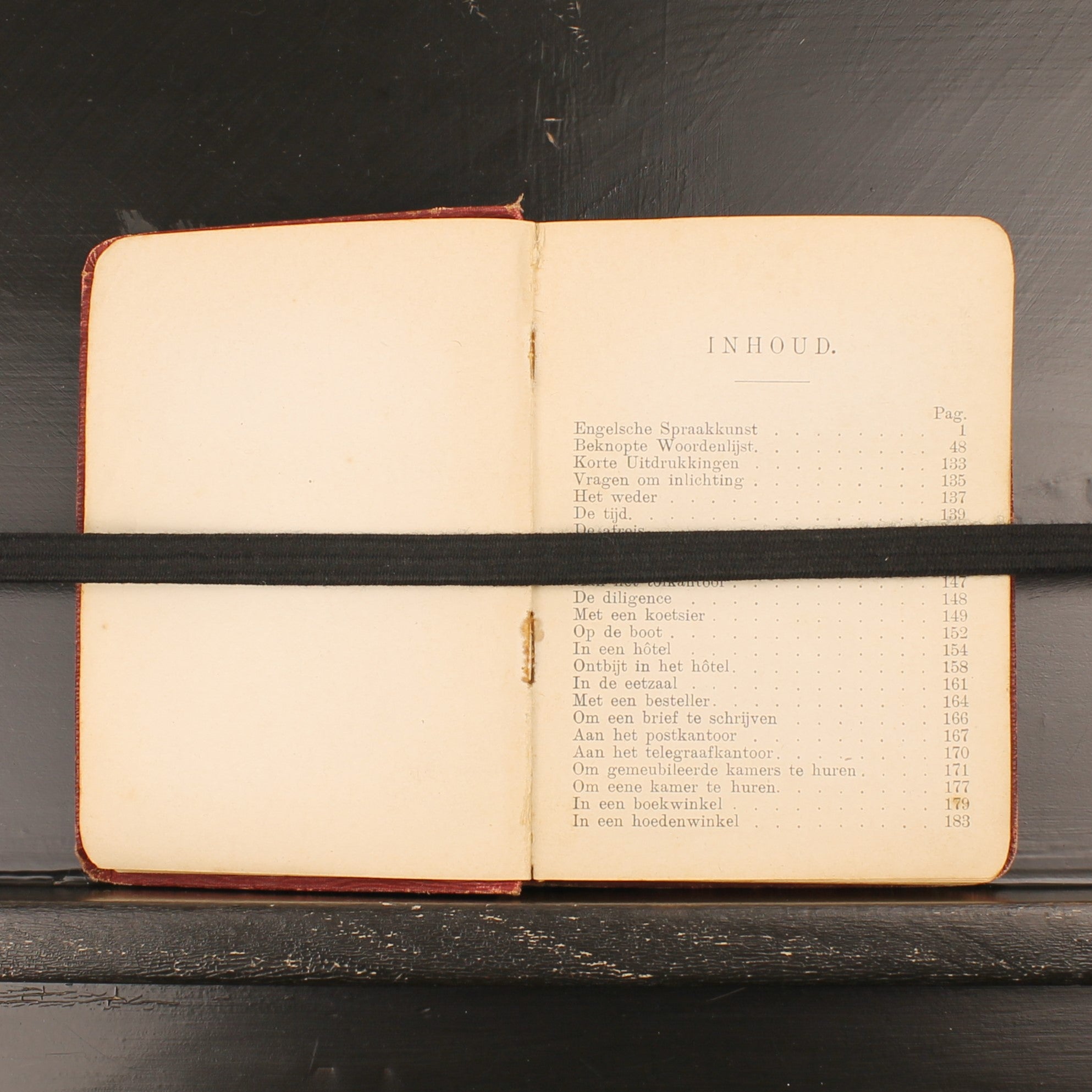 Help U Zelf op Reis met Engelsch – Antieke Londen Reisgids ca. 1912 Den Haag