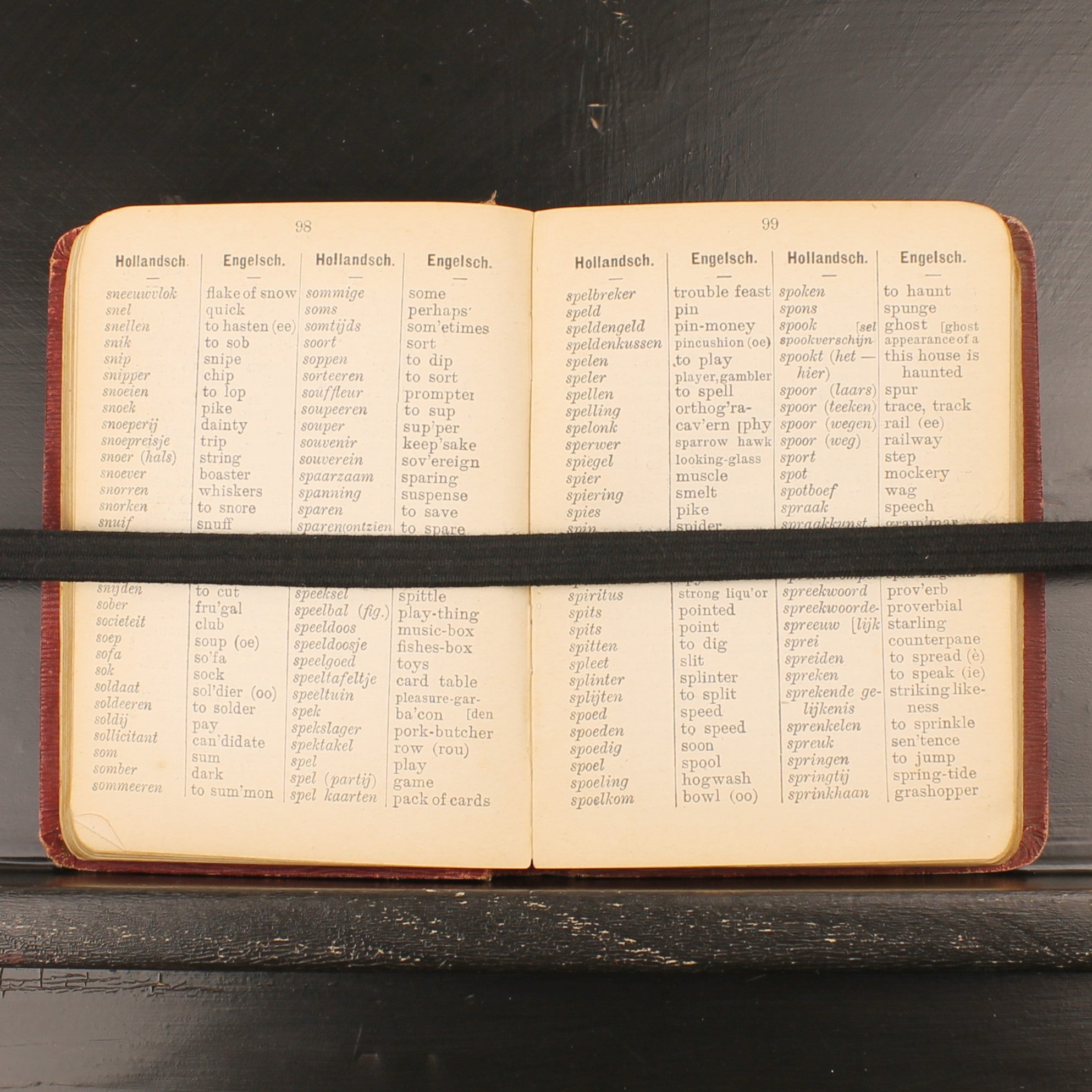 Help U Zelf op Reis met Engelsch – Antieke Londen Reisgids ca. 1912 Den Haag