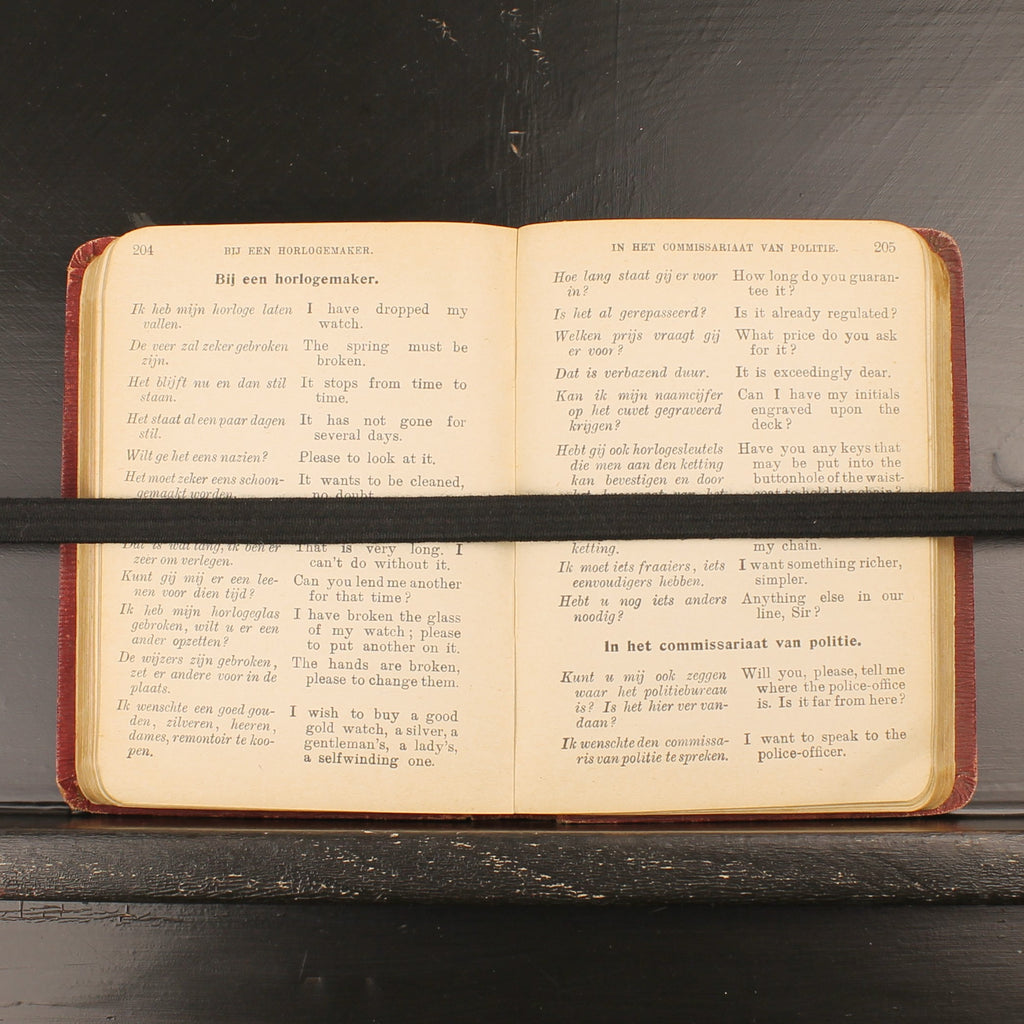 Help U Zelf op Reis met Engelsch – Antieke Londen Reisgids ca. 1912 Den Haag