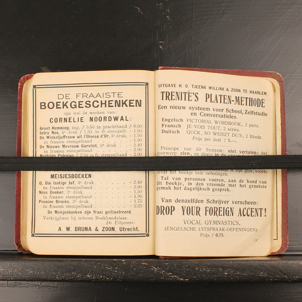 Help U Zelf op Reis met Engelsch – Antieke Londen Reisgids ca. 1912 Den Haag