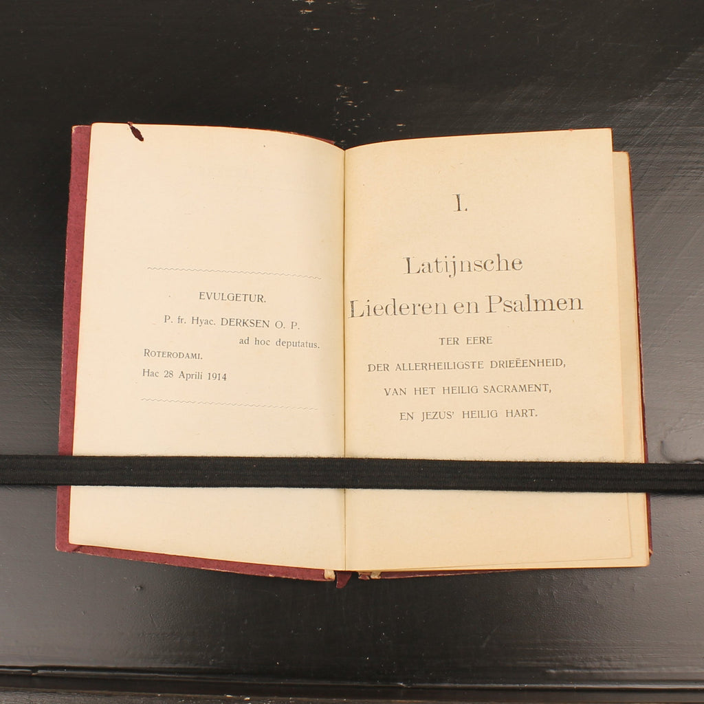 Katholiek Devotieboekje 1914 - Rotterdam Ignatiuskerk - Latijnse Liederen en Psalmen