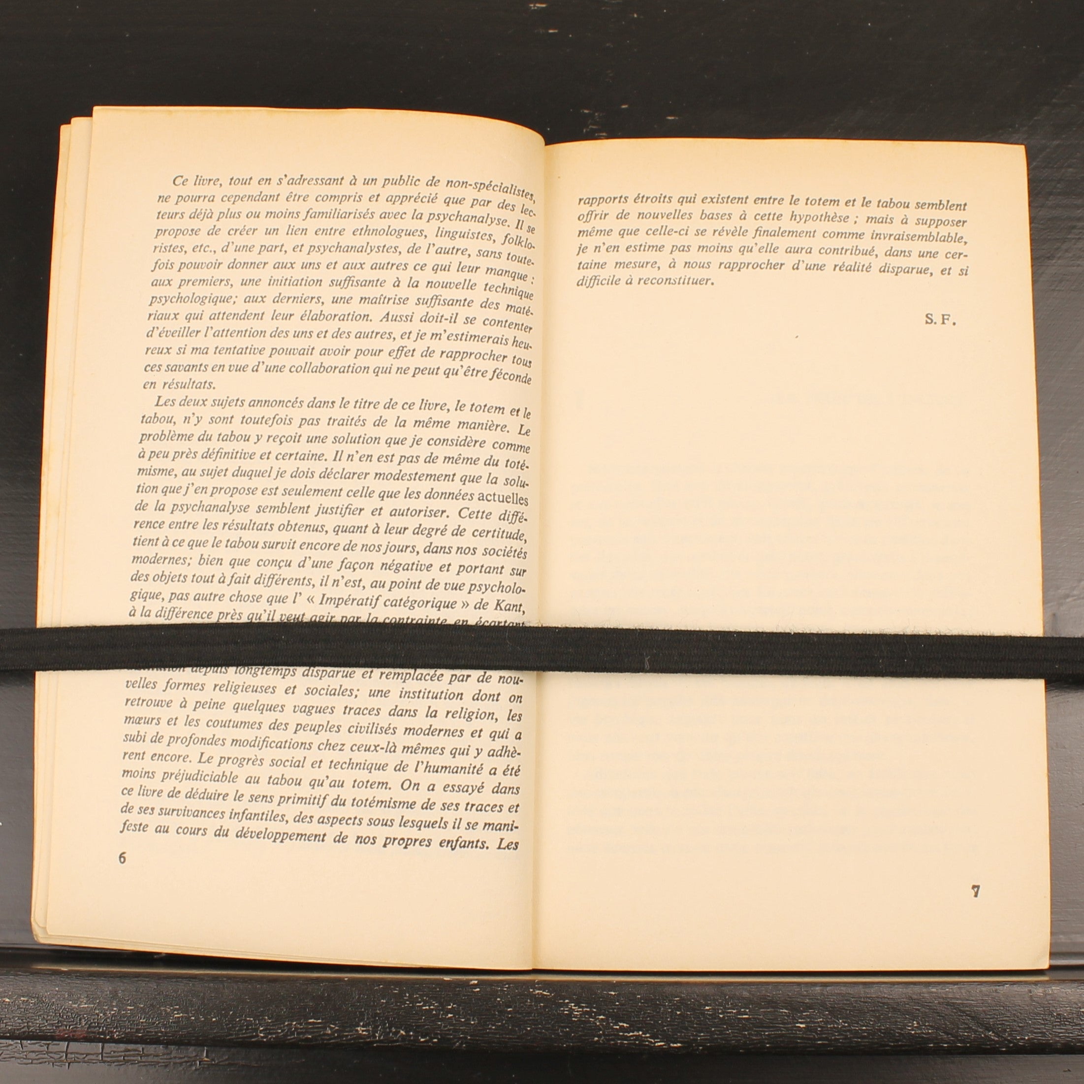 Sigmund Freud - Totem et Tabou - Franse Editie - Petite Bibliothèque Payot